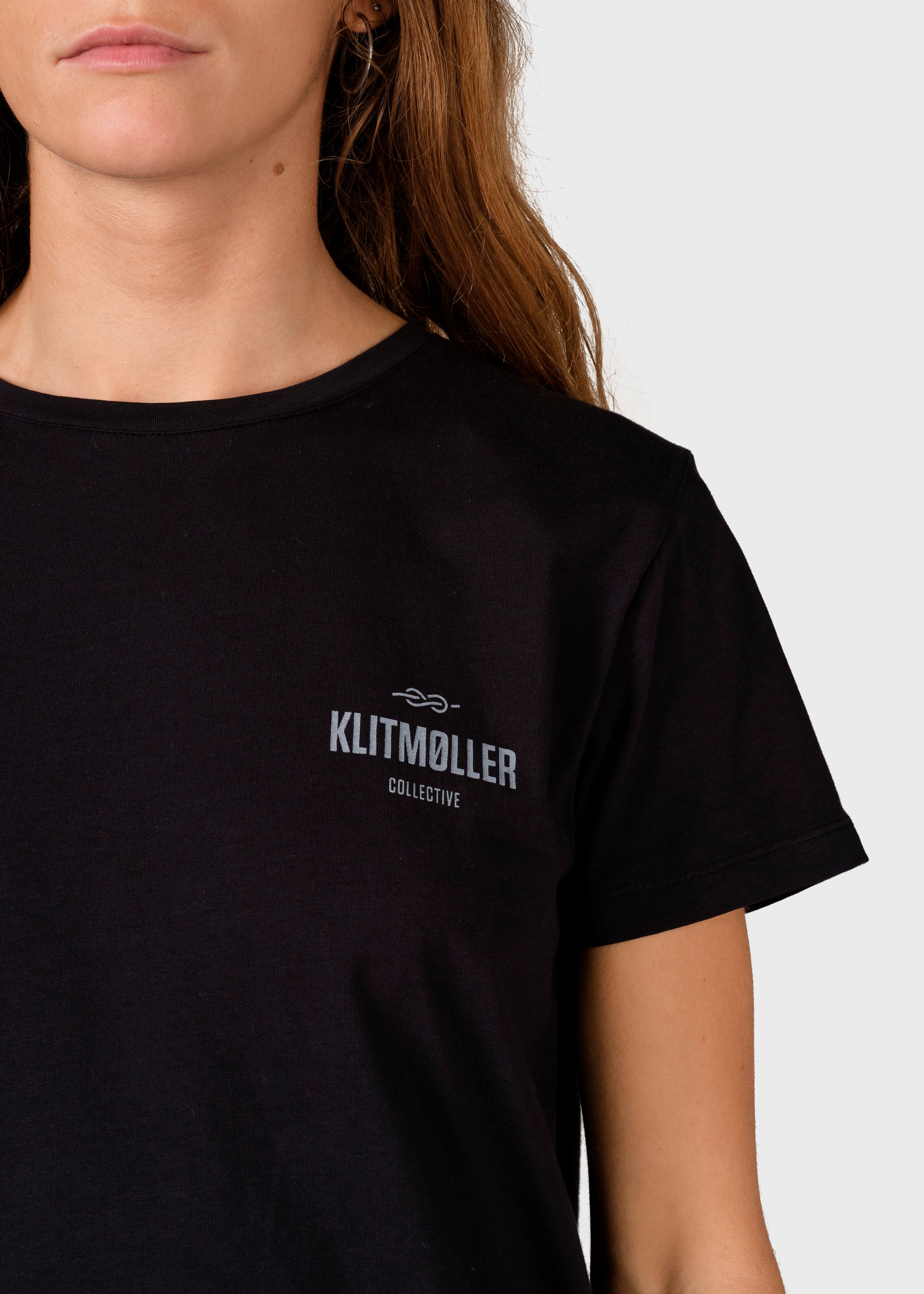 Womens Small Logo Tee - Black