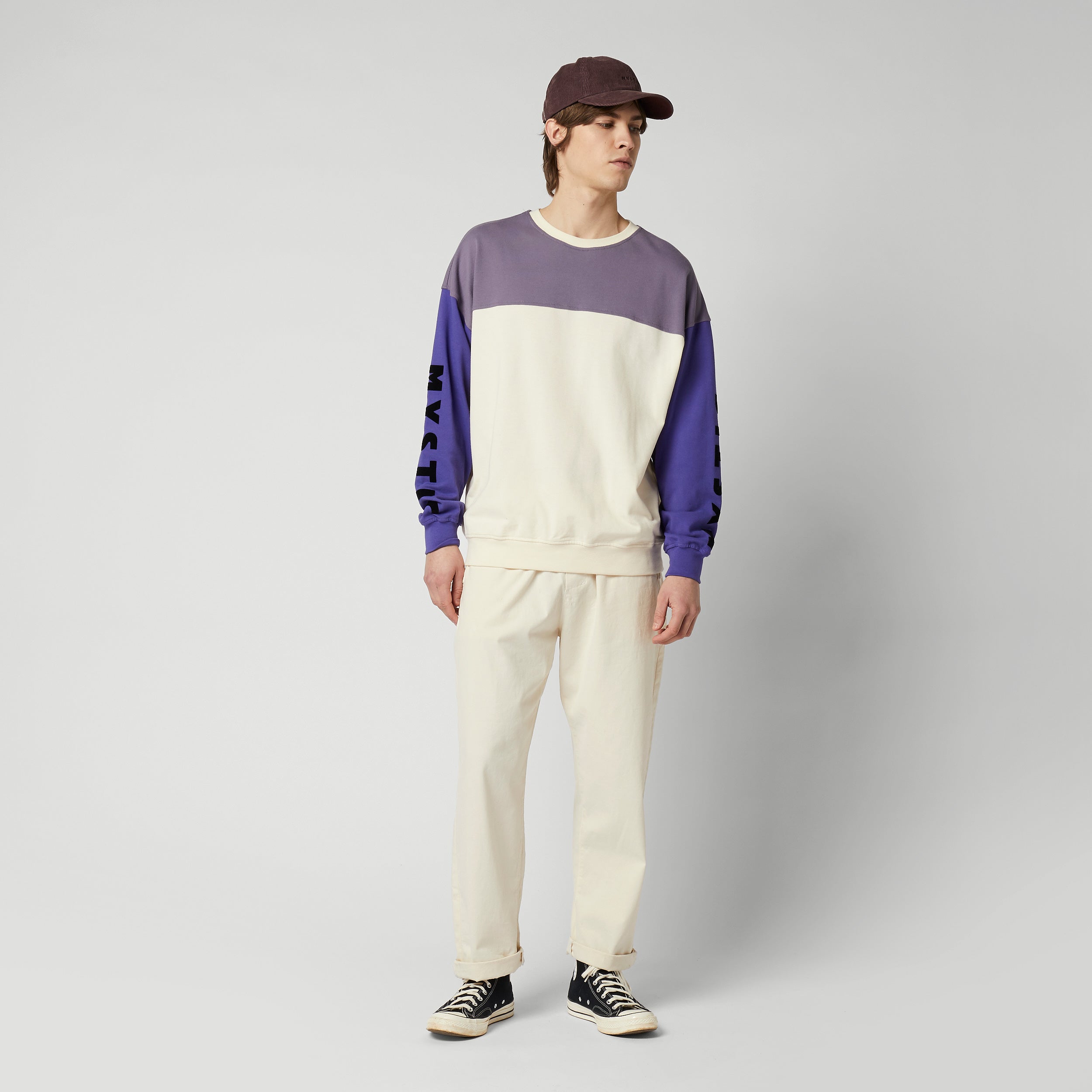 Mystic - Docked Crew Sweat - Purple
