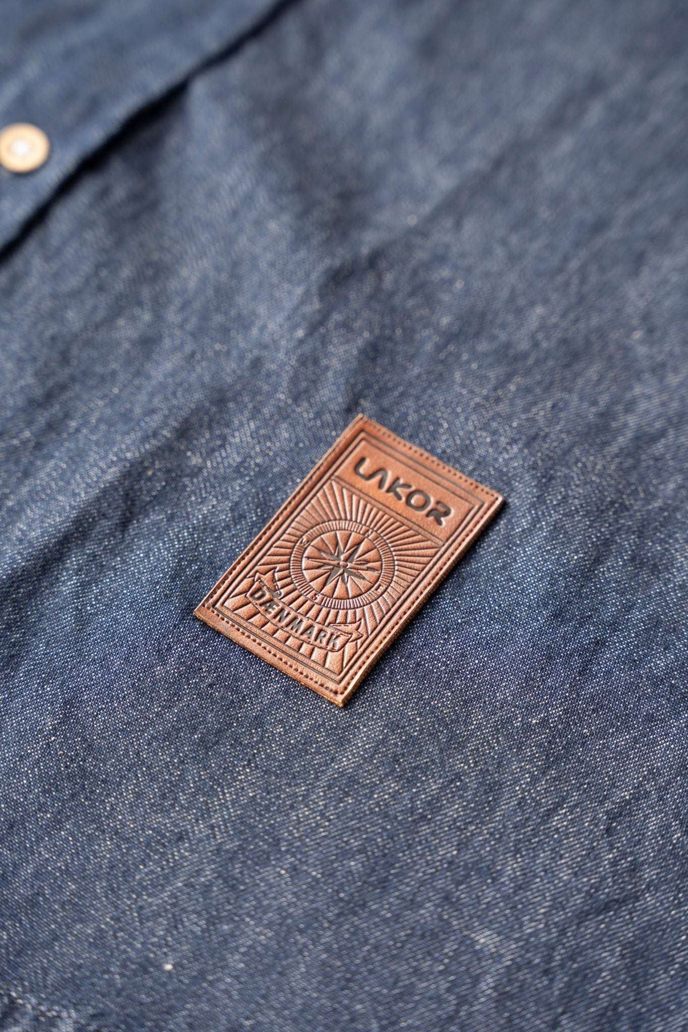 Organic Denim Shirt (Dark Blue)