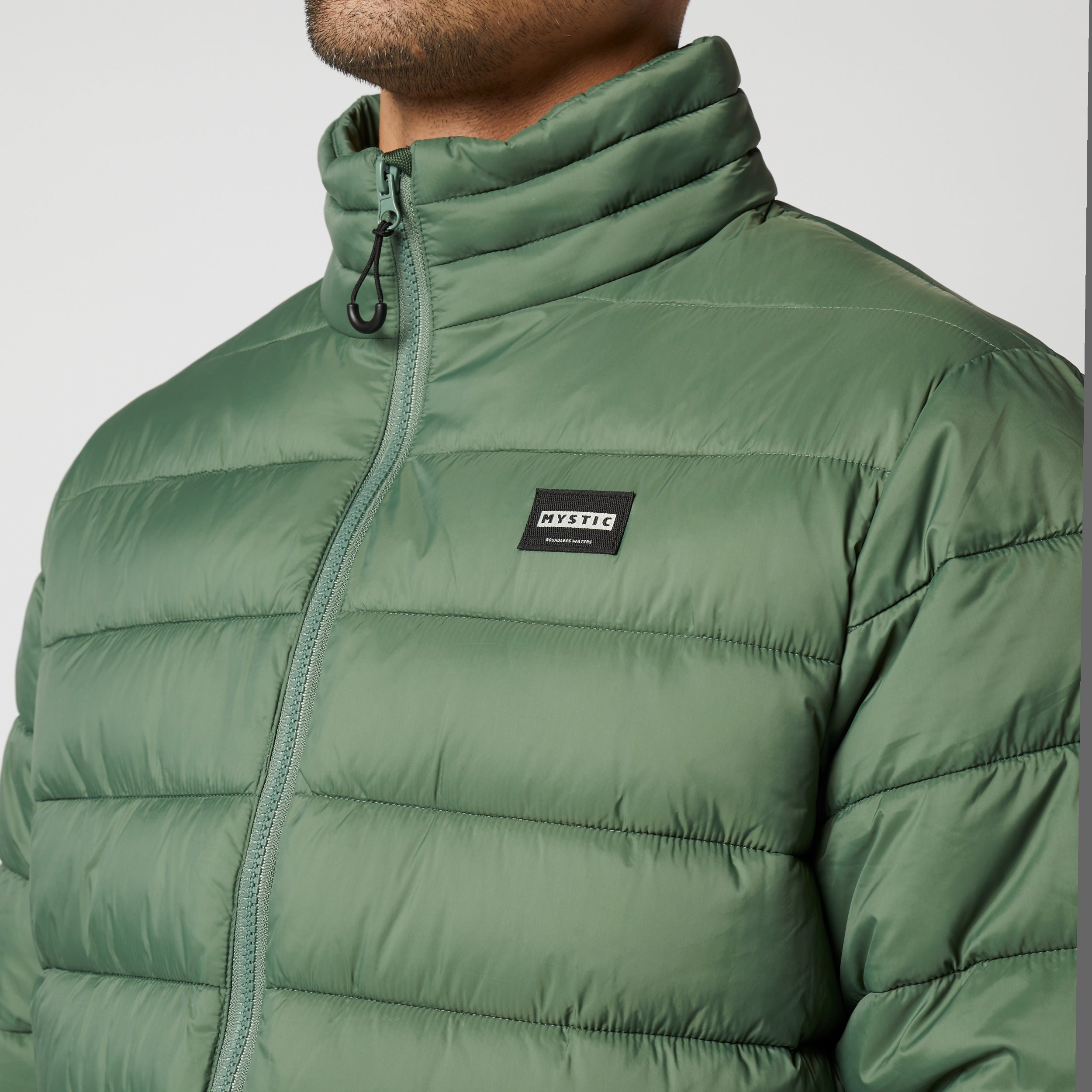 Quilted Midlayer Jacket - Brave Green