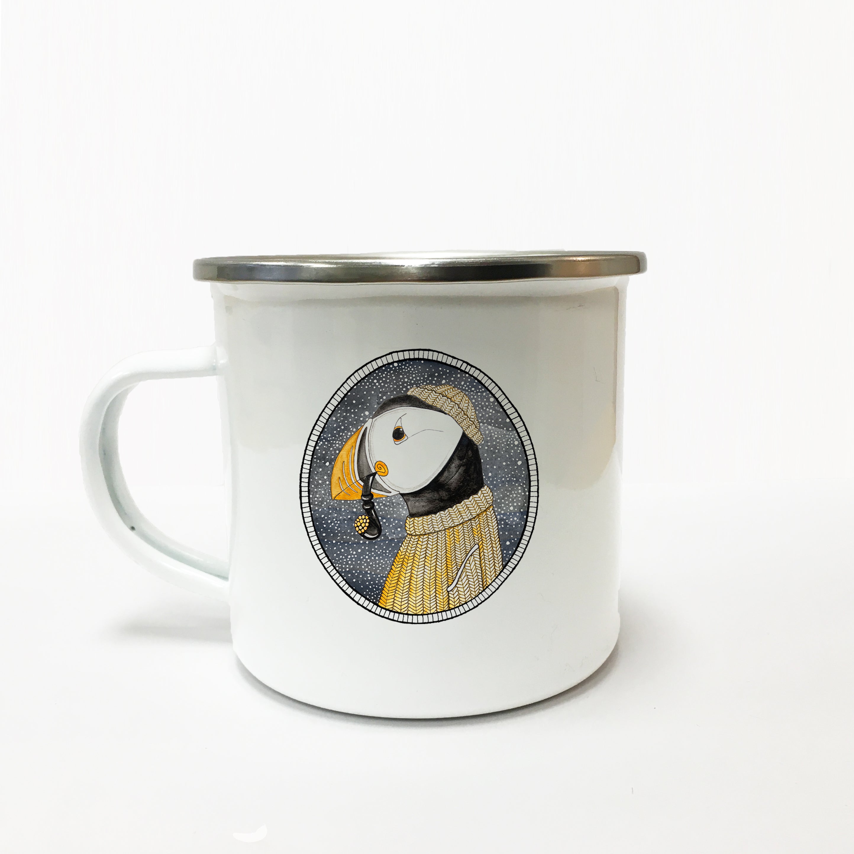 Sailor Puffin Emaljekrus