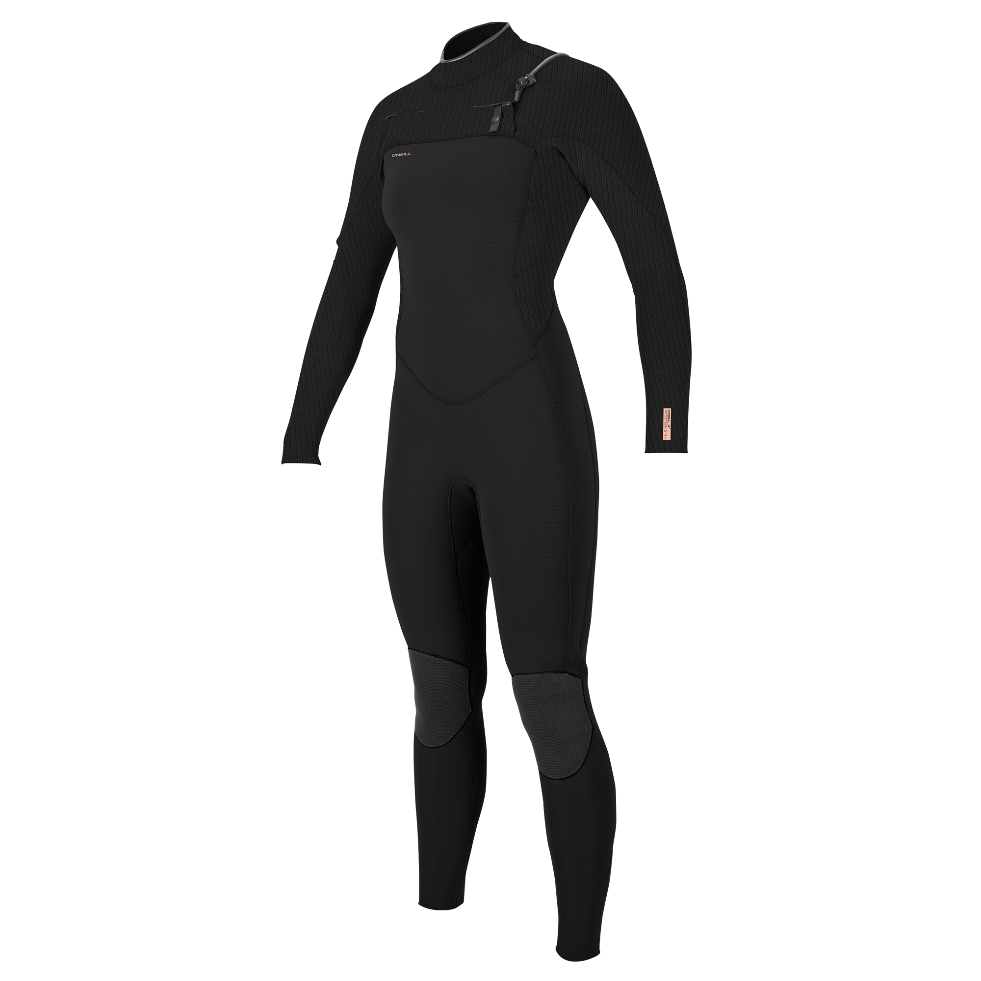 Wms Hyperfreak 5/4+ Chest Zip Full - black/black