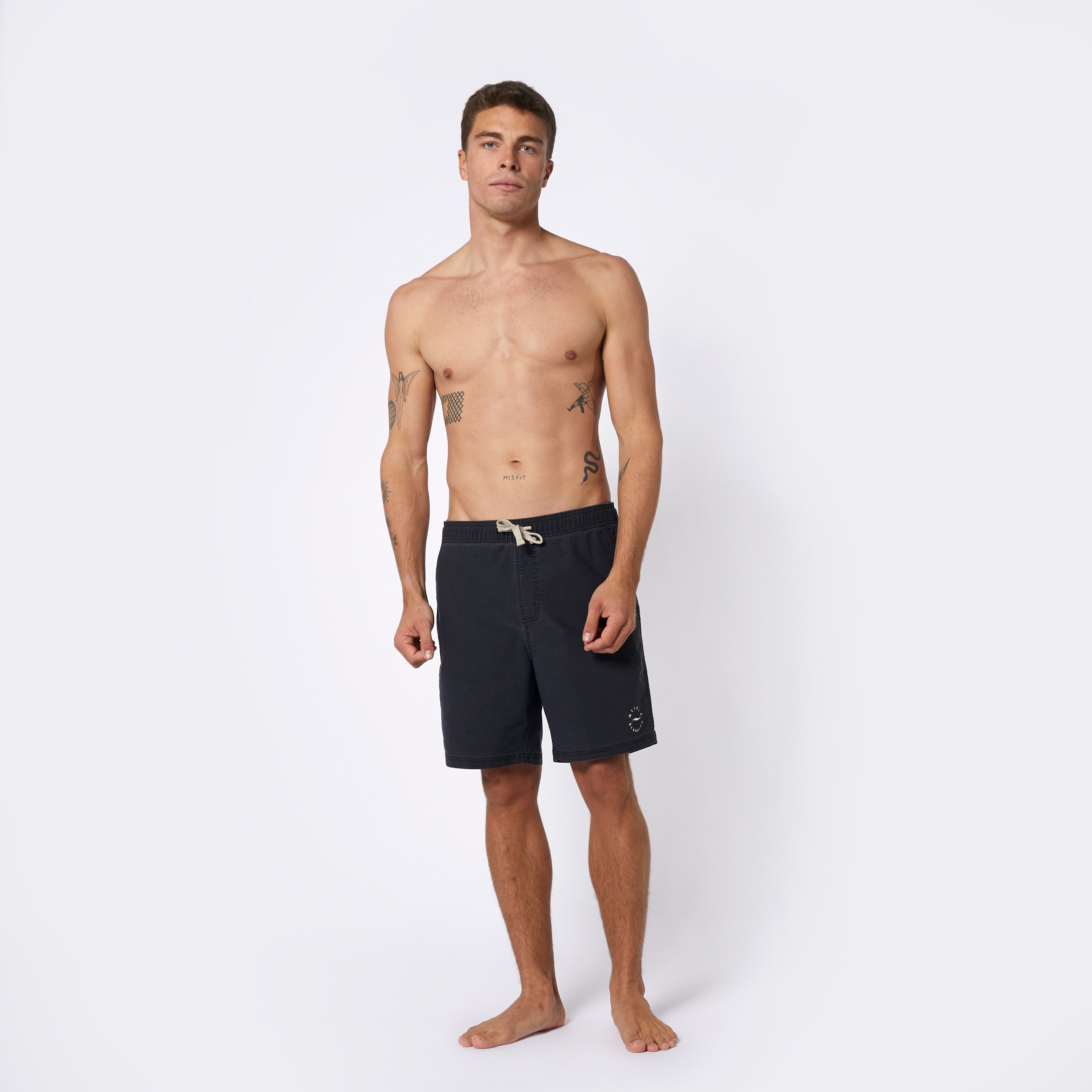 Mystic - The Volley Hybrid Short - Black