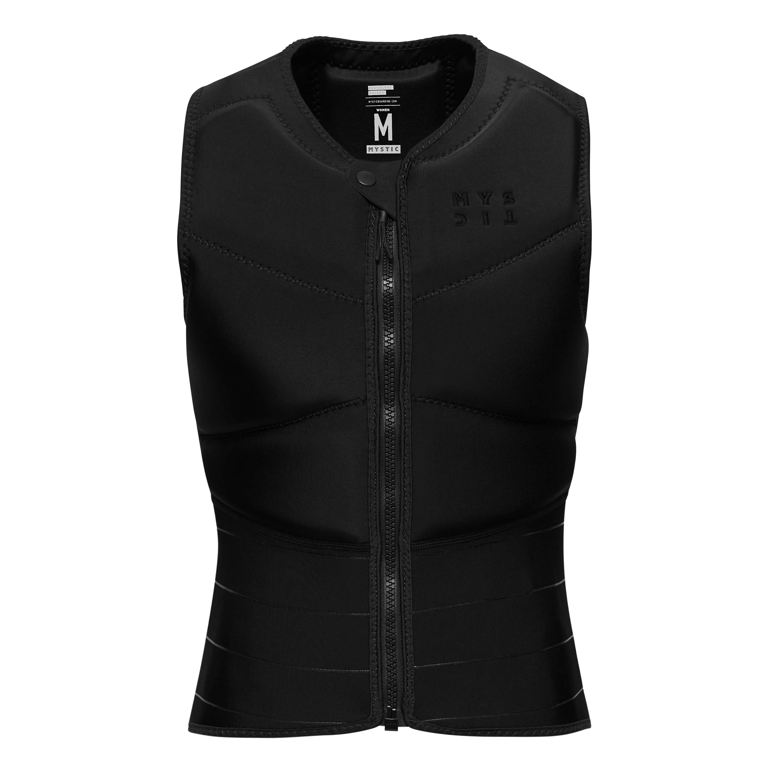 Star Impact Vest Fzip Women - Black