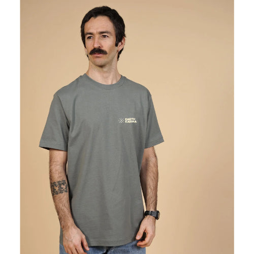 Earth Karma Brushed T-Shirt - Castor Grey