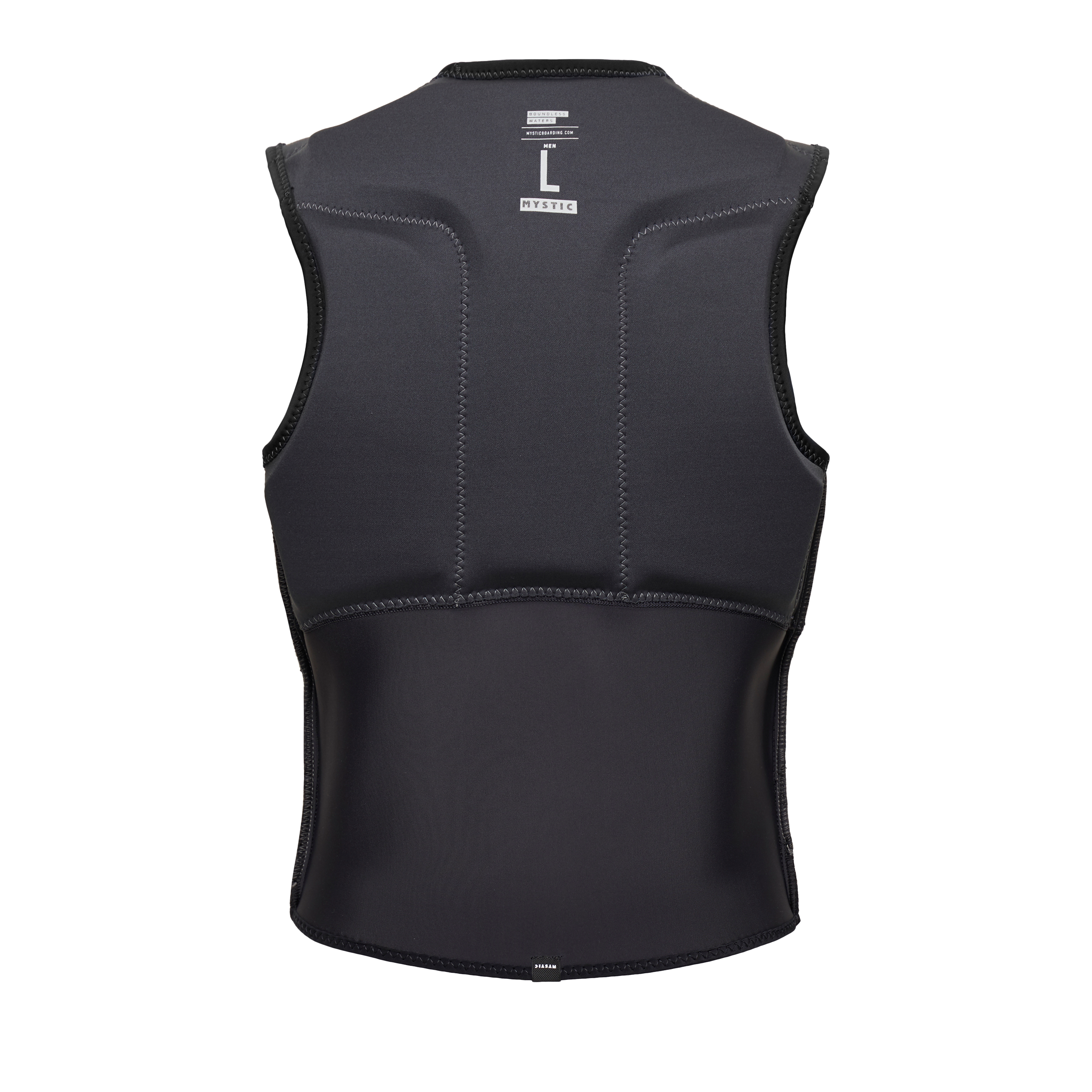 Block Impact Vest Fzip - Black