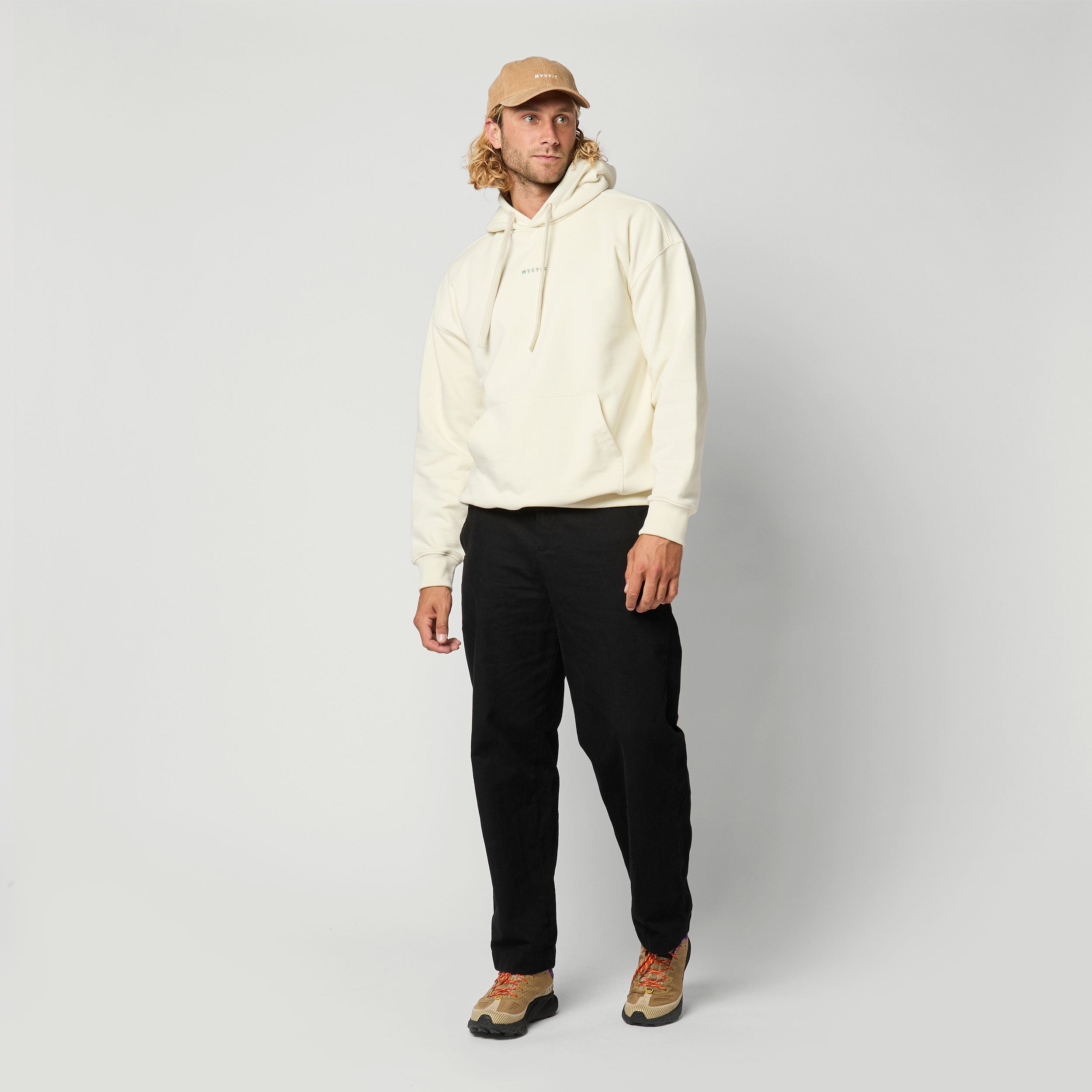 Mystic - Rooted Hood Sweat - Dirty White