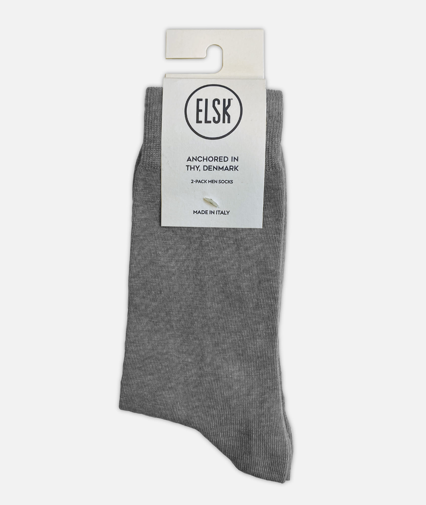 09001 | Elsk® Eik Socks. 2-Pack | Dark Grey Mel.