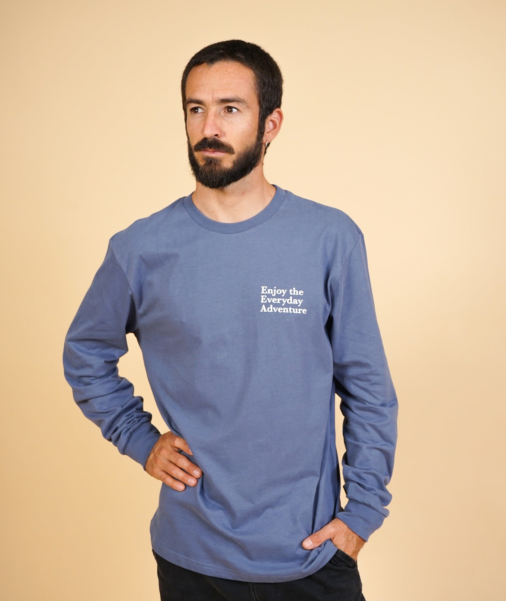 Quote Ch Men'S Brushed Ls T-Shirt