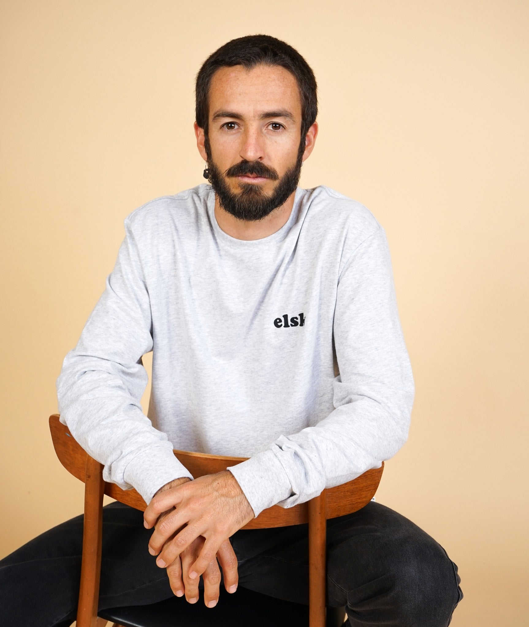 Somewhere Bp Men'S Brushed Ls T-Shirt