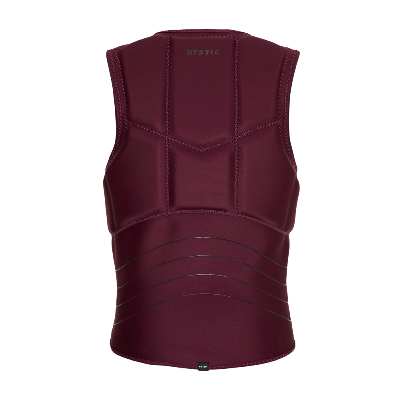 Star Impact Vest Fzip - Oxblood Red
