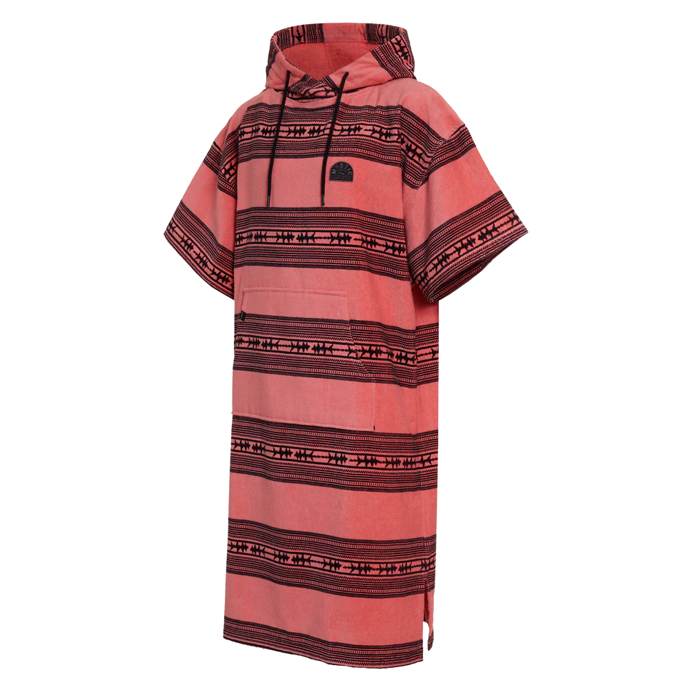 Mystic Velour Poncho - soft coral