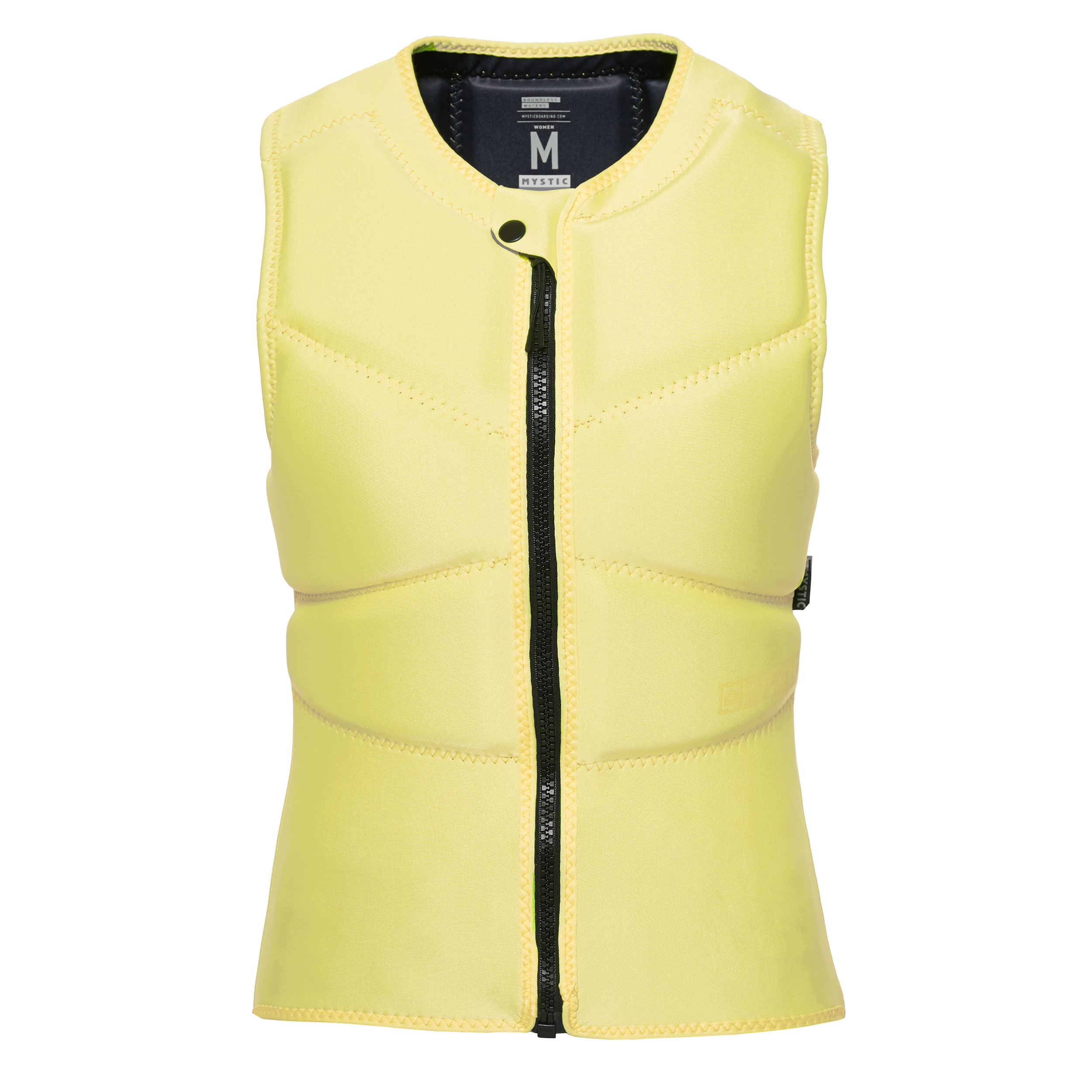 Mystic - Star Impact Vest Fzip Kite Women - Pastel Yellow