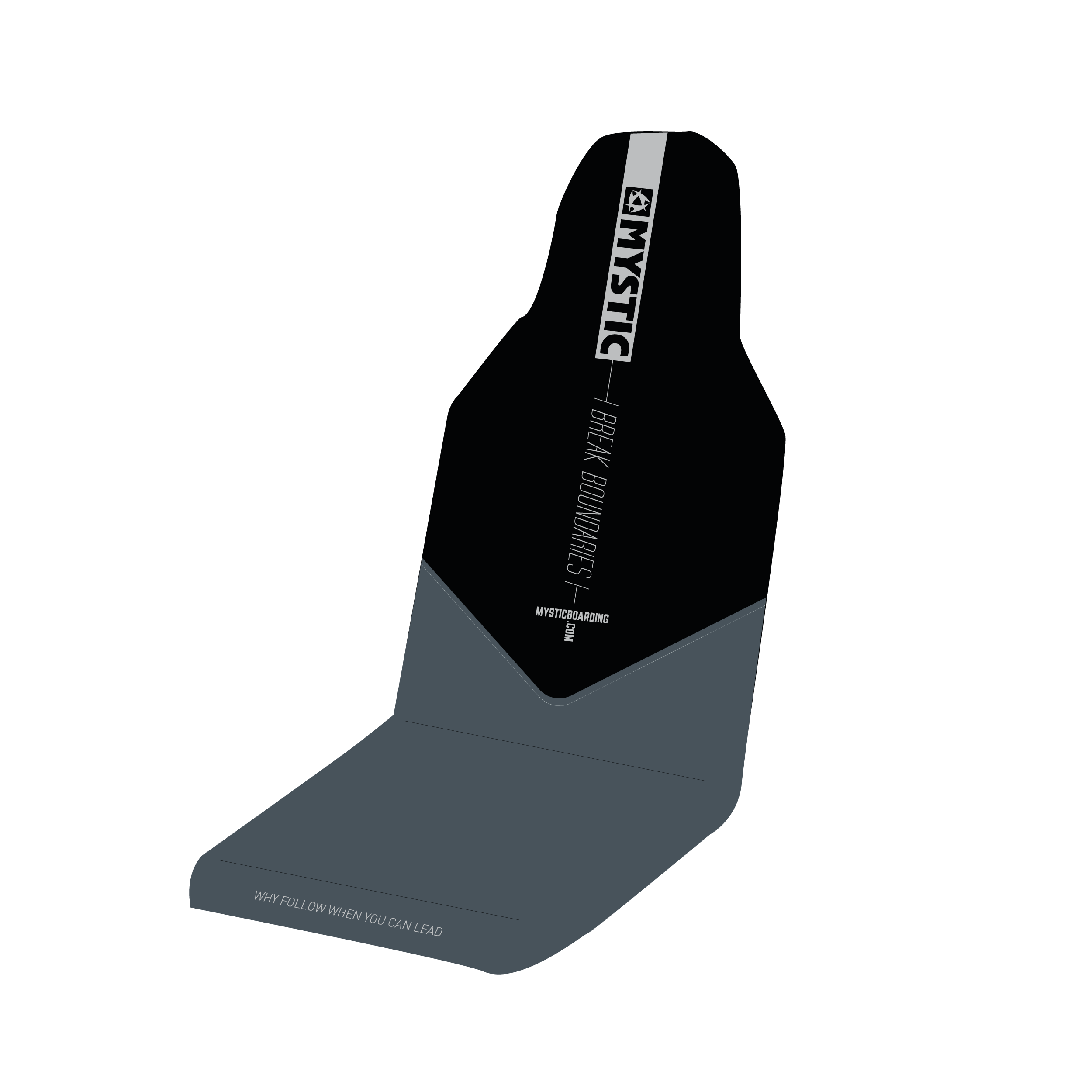 Mystic - Car Seat Cover - Black/White