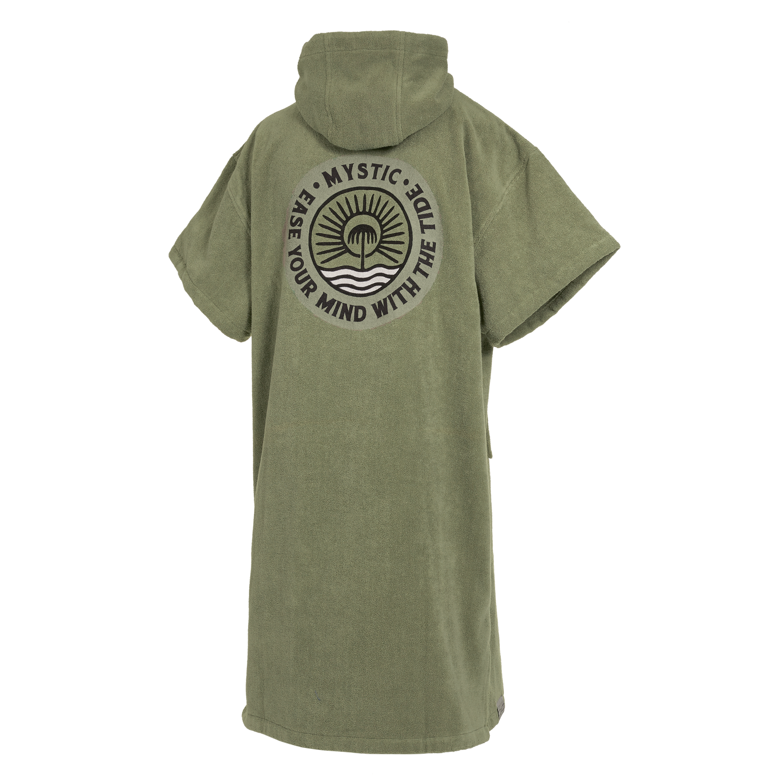 Mystic - Poncho Velours Artwork - Olive Green