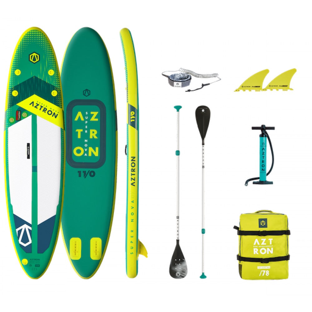 Aztron Super nova compact 11'0 dobbelt chamber 2021 oppustelig allround sup (295 liter)
