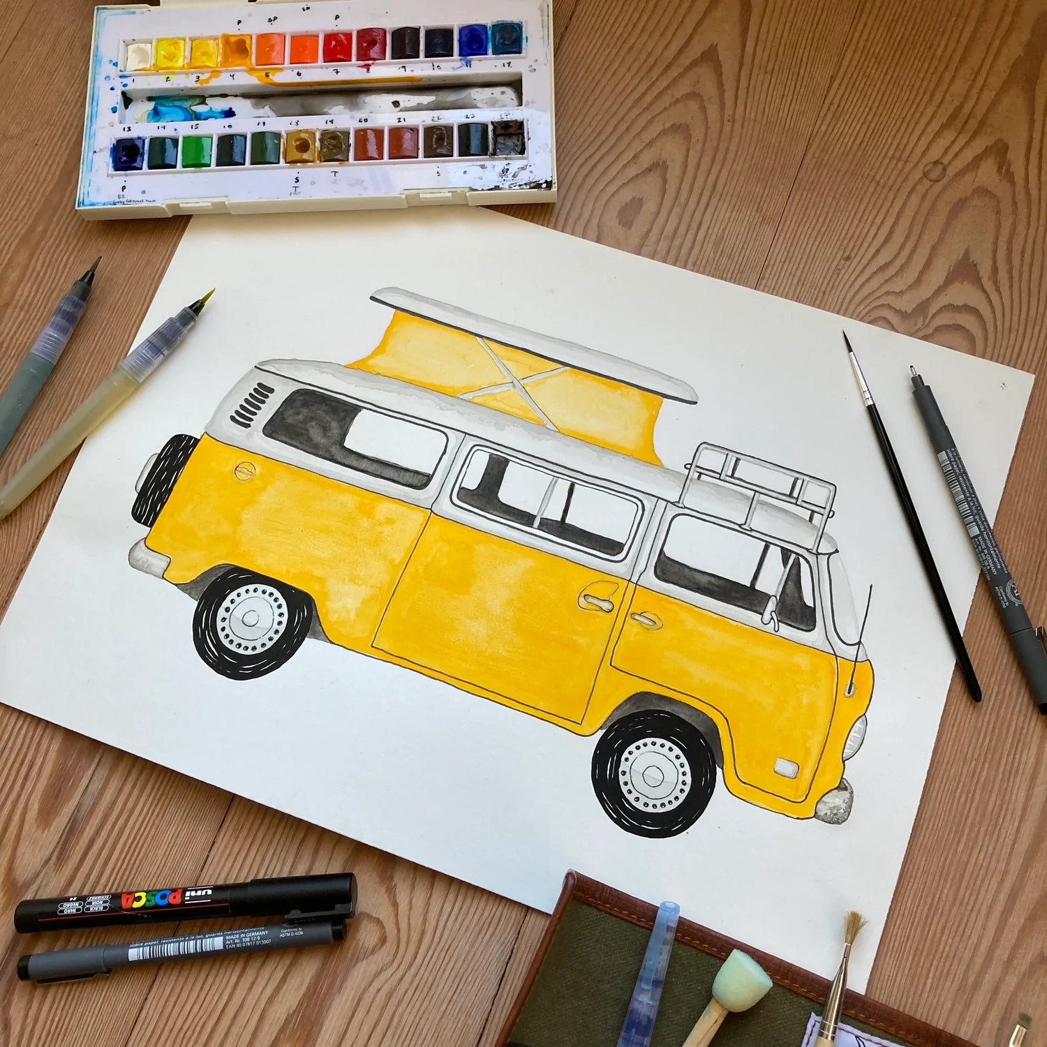 Lakor - van life plakat