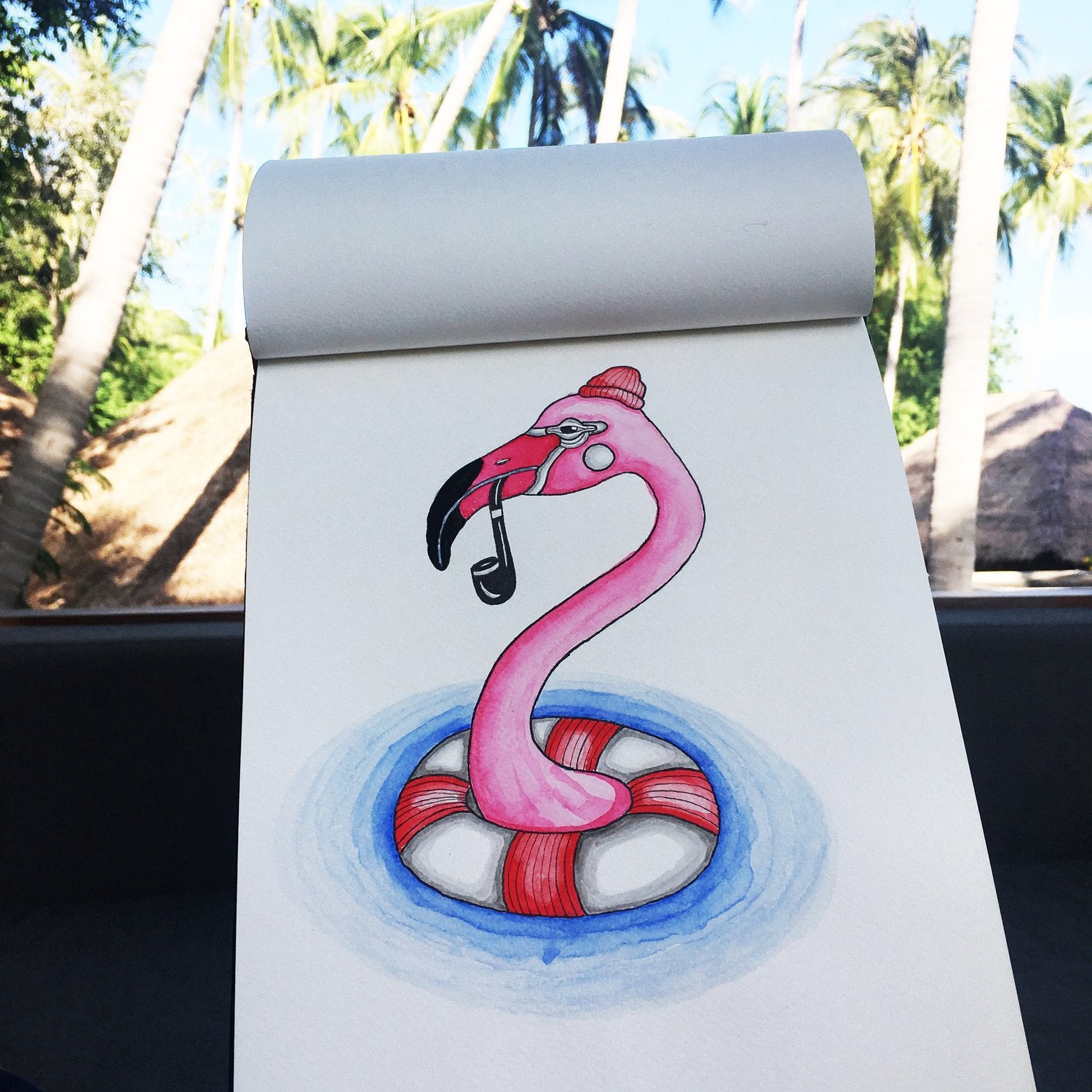 Lakor - Pipe flamingo T-shirt