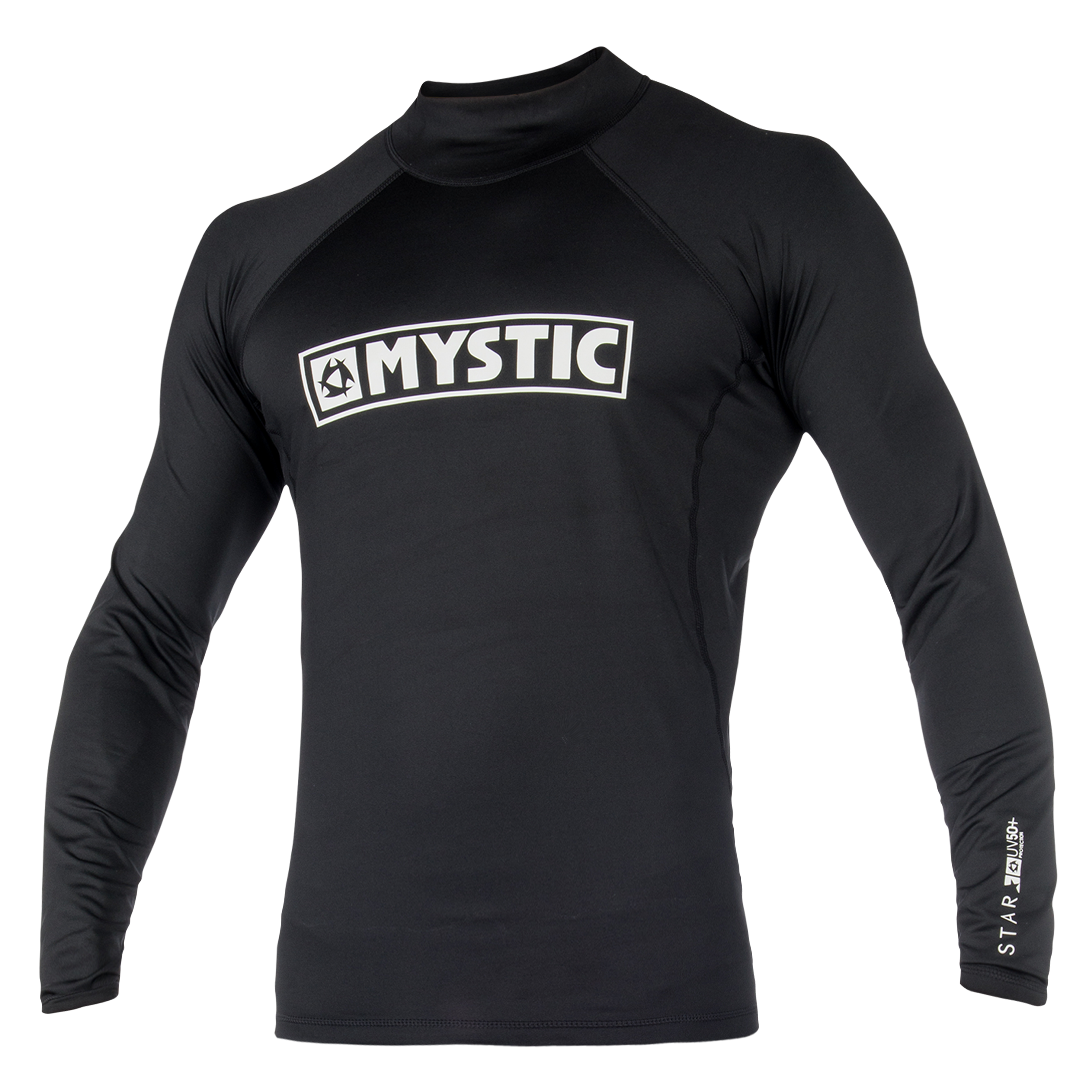 Mystic - Star L/S Rashvest Junior - Black
