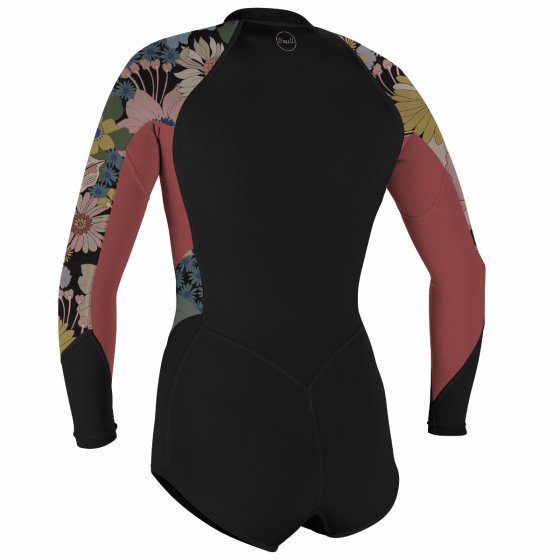 O´Neill Bahia 2/1 Front Zip L/S Short Spring Tearoe/Twiggy