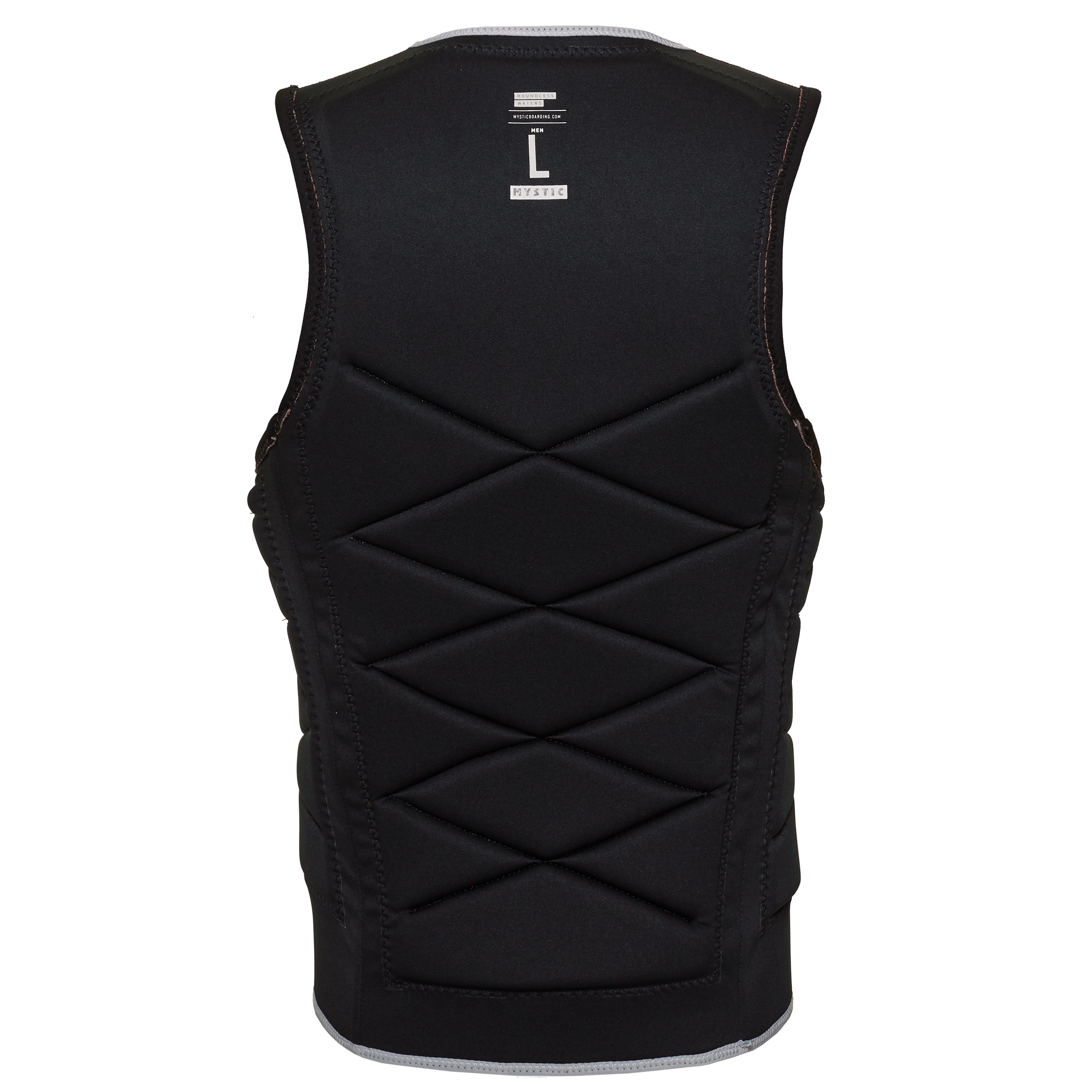 Mystic - Outlaw Impact Vest Fzip Wake - Black