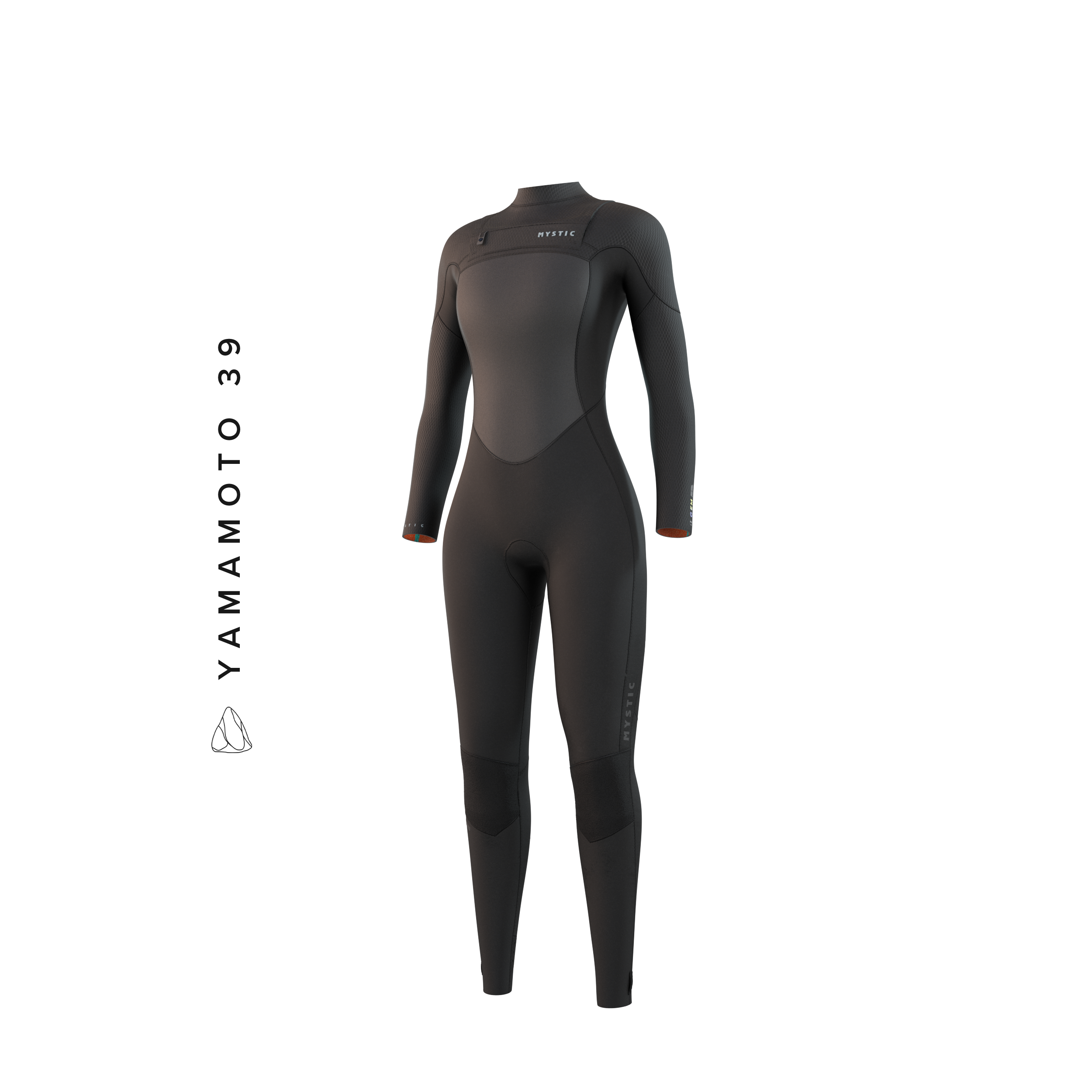 Mystic - Gem Fullsuit 5/4mm Double Fzip Women - Black