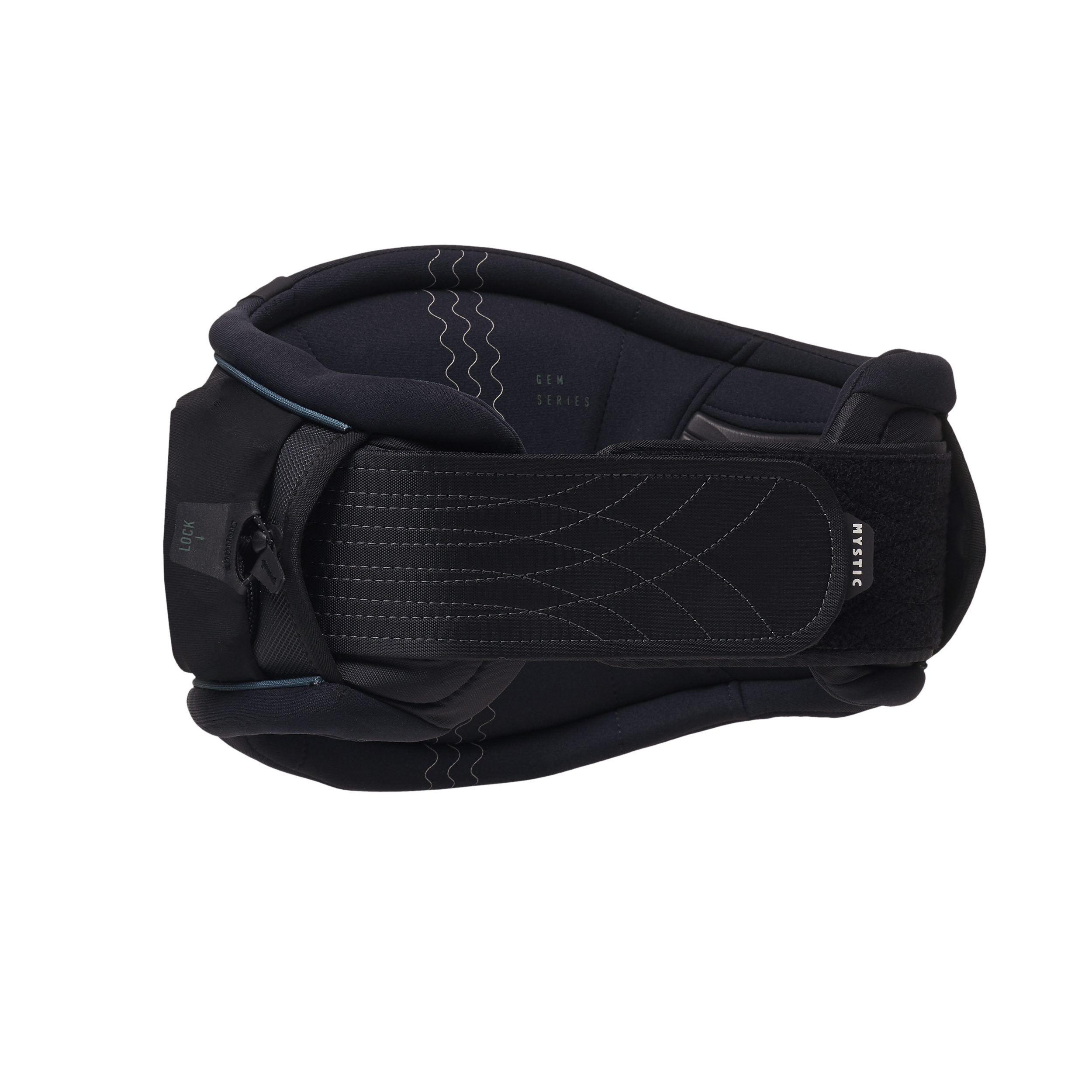 Mystic - Gem BK Waist Harness Women - Black / Glitter