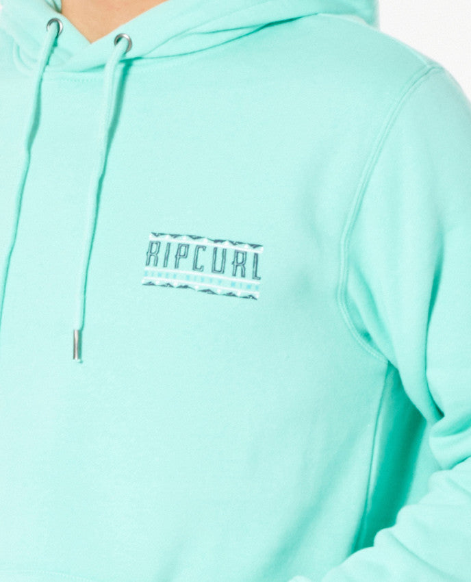 Rip Curl - cut out hood - washed aqua
