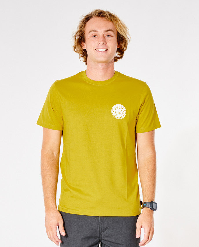 Rip Curl - wetsuit icon tee - vintage yellow