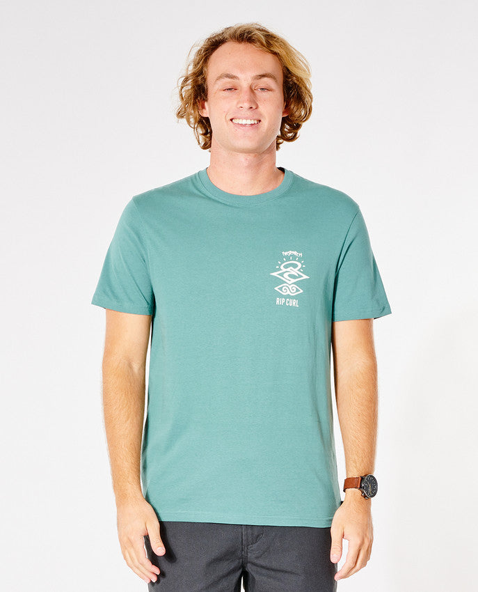 Rip Curl - search icon tee - muted green