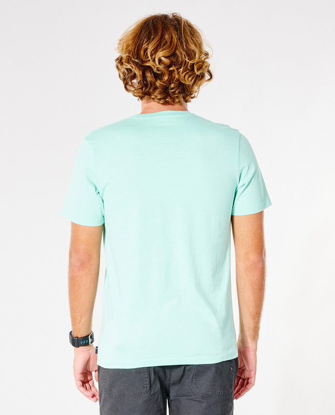 Rip Curl - big mumma icon tee - washed aqua