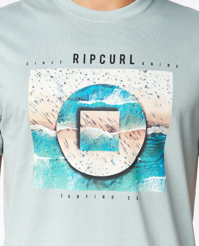 Rip Curl - good day bad day tee - vintage blue