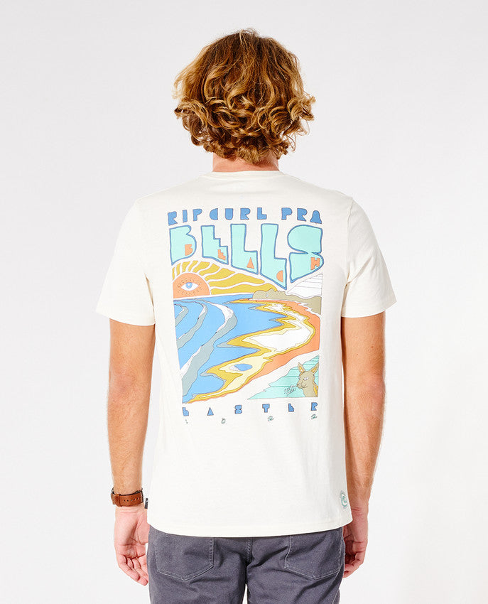 Rip Curl - bells pro line up tee - bone