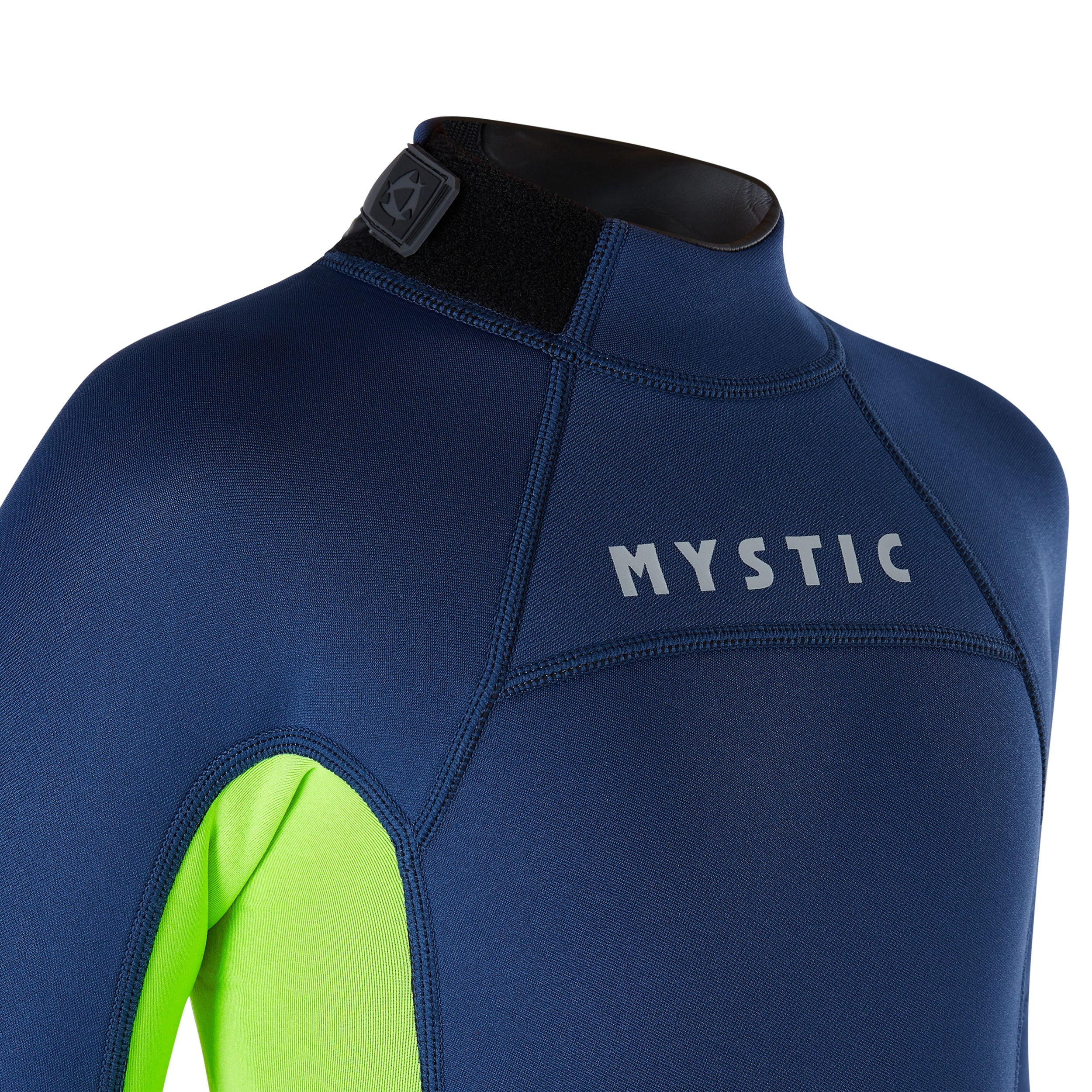 Mystic - Star Fullsuit 3/2mm Bzip Flatlock Junior - Night Blue
