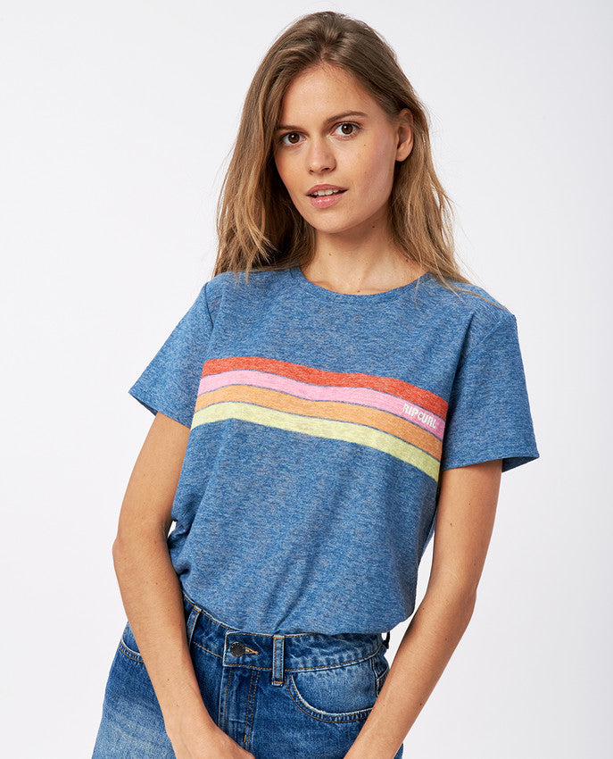 Rip Curl - wave shapers standard tee - dark teal