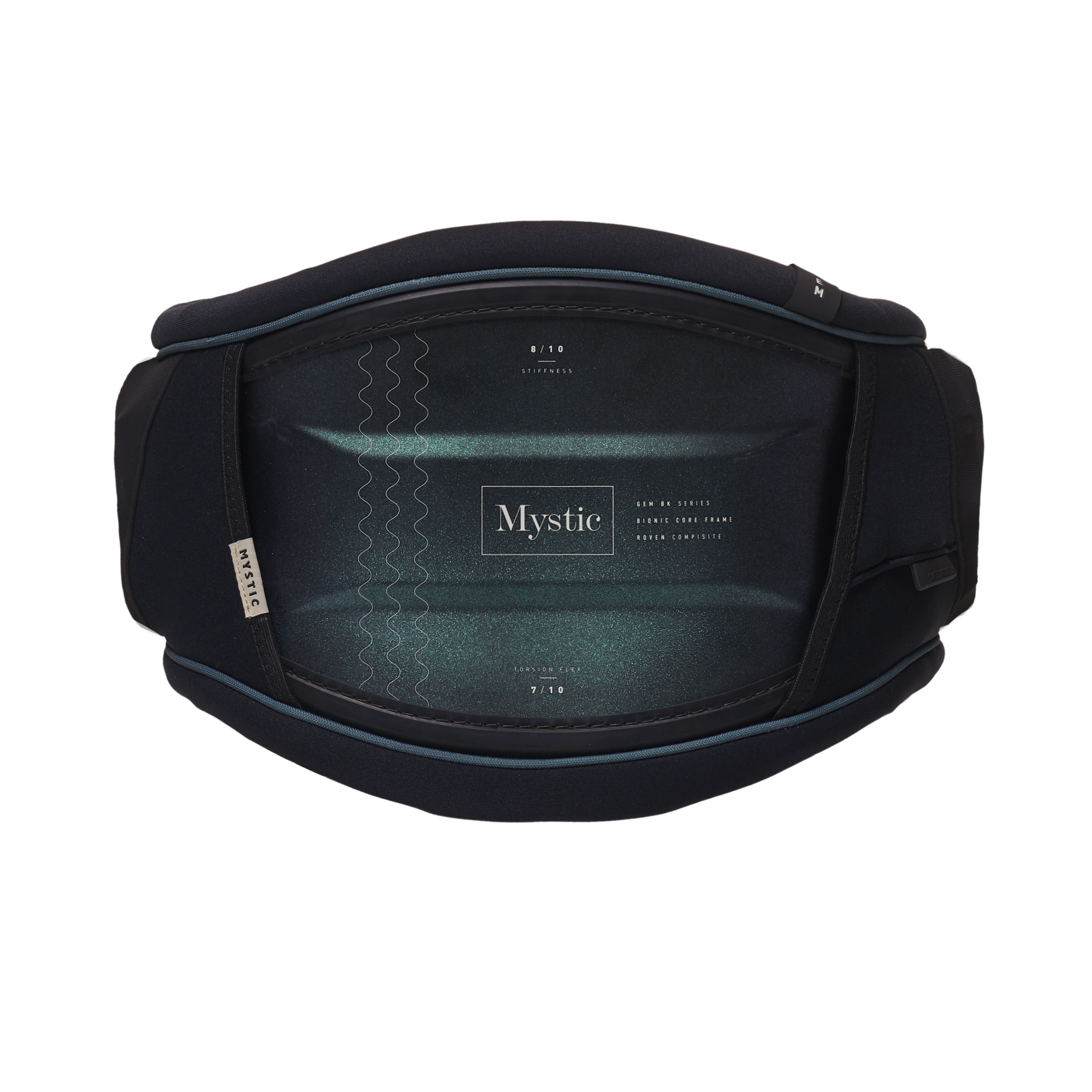 Mystic - Gem BK Waist Harness Women - Black / Glitter