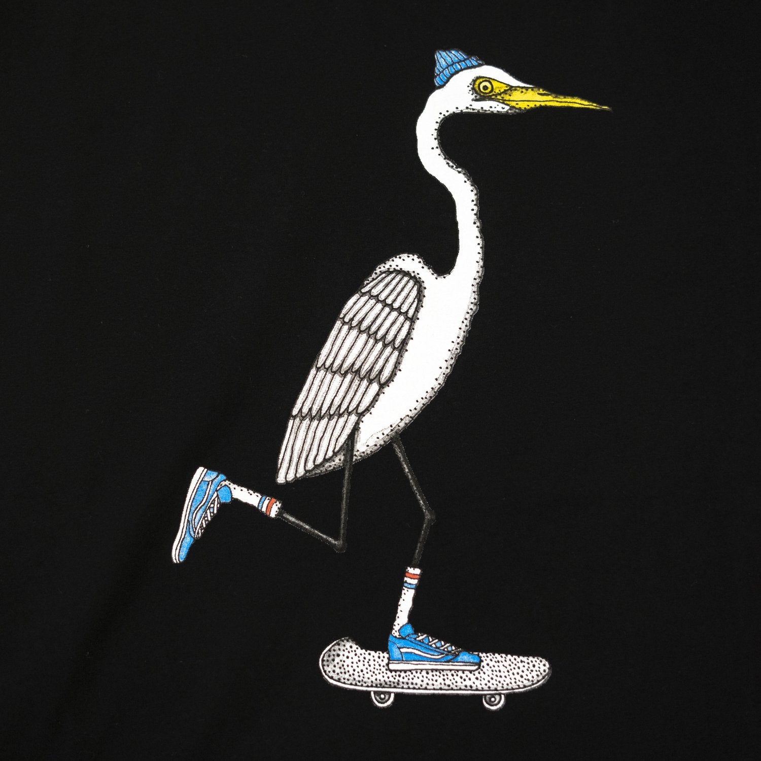 Lakor - Egret Black Skate T-shirt