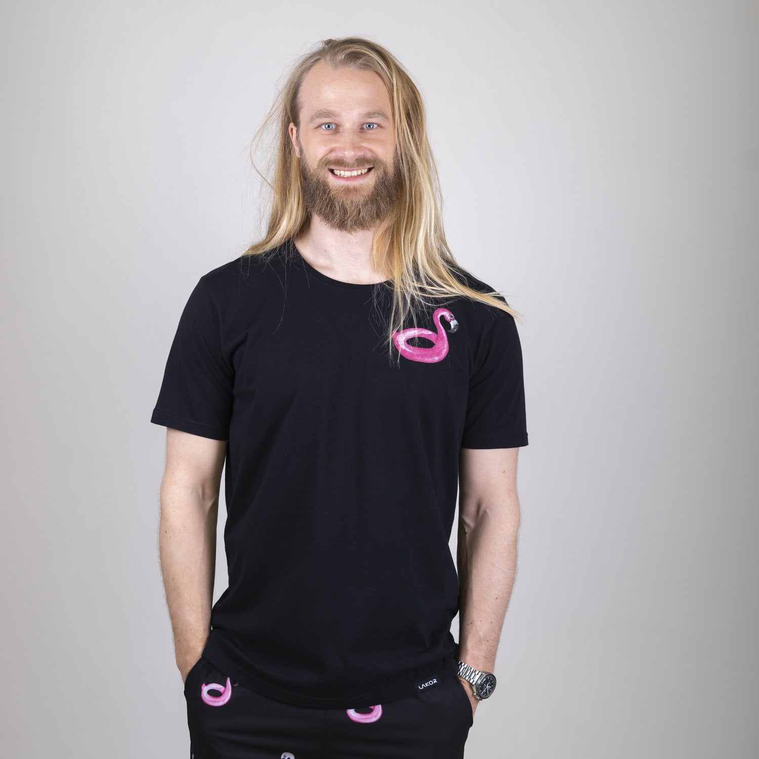 Lakor - Flamingo chest T-shirt