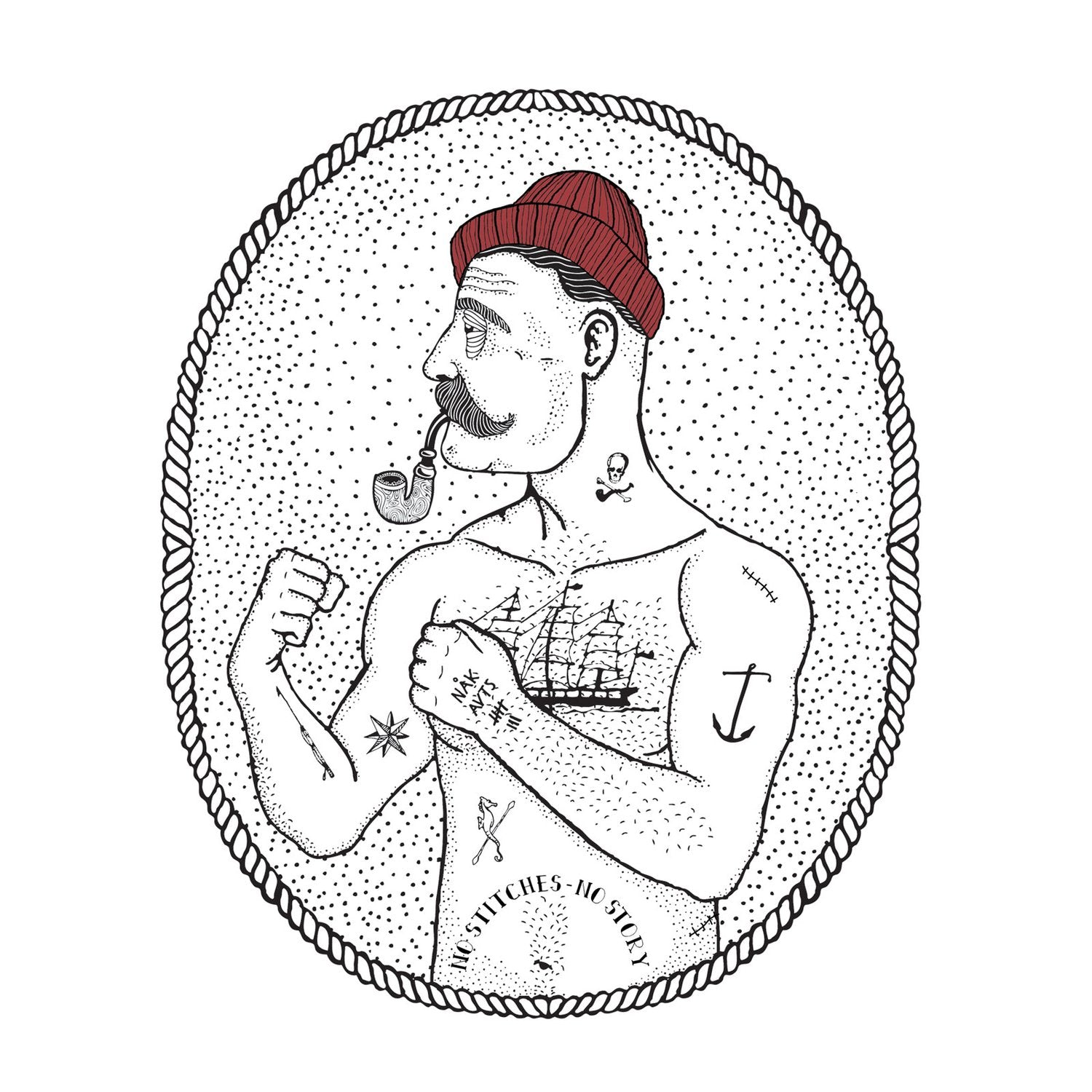 Lakor - No stitches (Grå) T-shirt