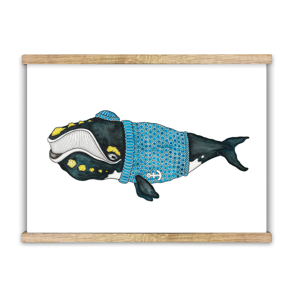 Lakor - Northern right whale plakat