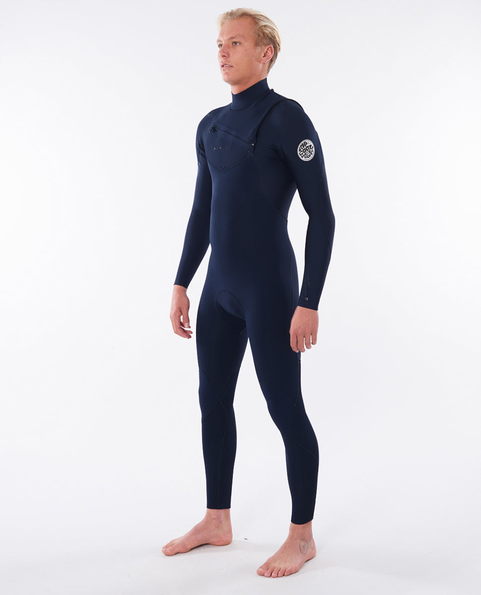 Rip Curl Dawn Patrol Navy 5/3 Chest Zip Våddragt