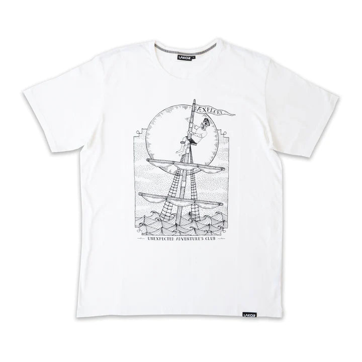 Lakor - Ship Down - White T-shirt