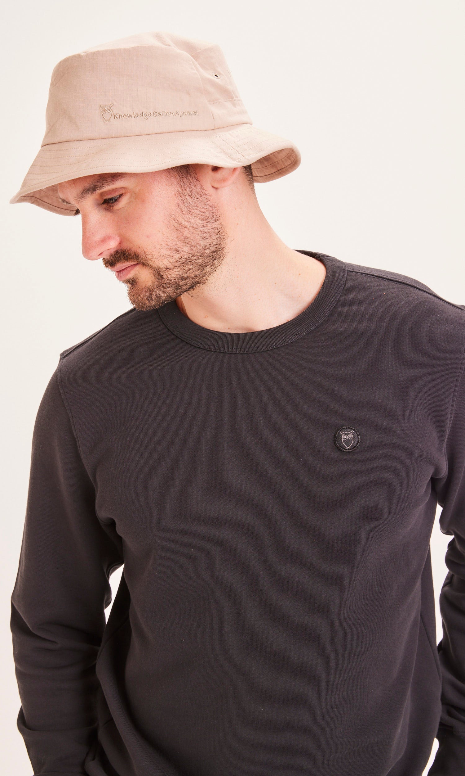 KnowledgeCotton Apparel Safari bucket rib stop hat - GOTS/Vegan