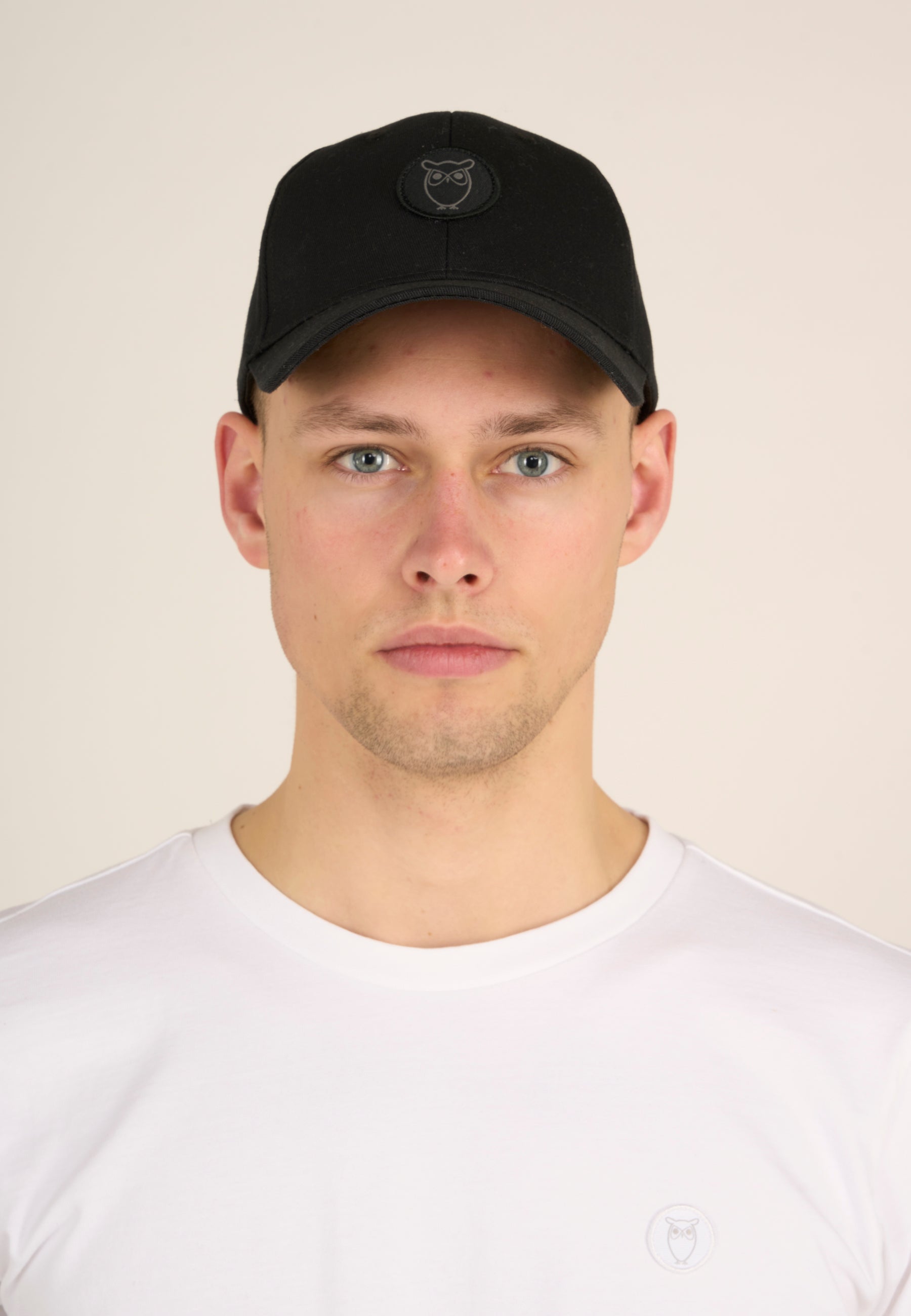 KnowledgeCottonApparel Twill baseball cap - GOTS/Vegan - Black Jet