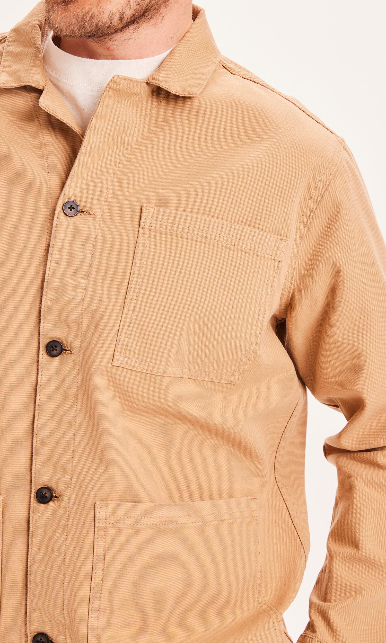 PINE blazer canvas overshirt - GOTS/Vegan