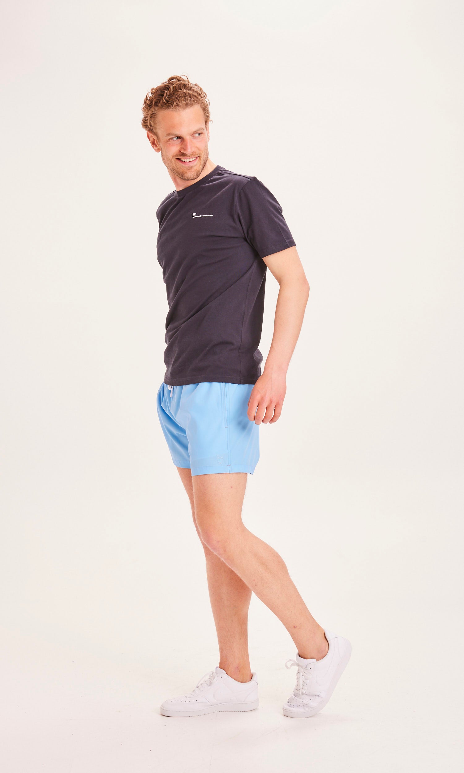 KnowledgeCotton Apparel BAY stretch swimshorts - GRS/Vegan - Alaskan Blue