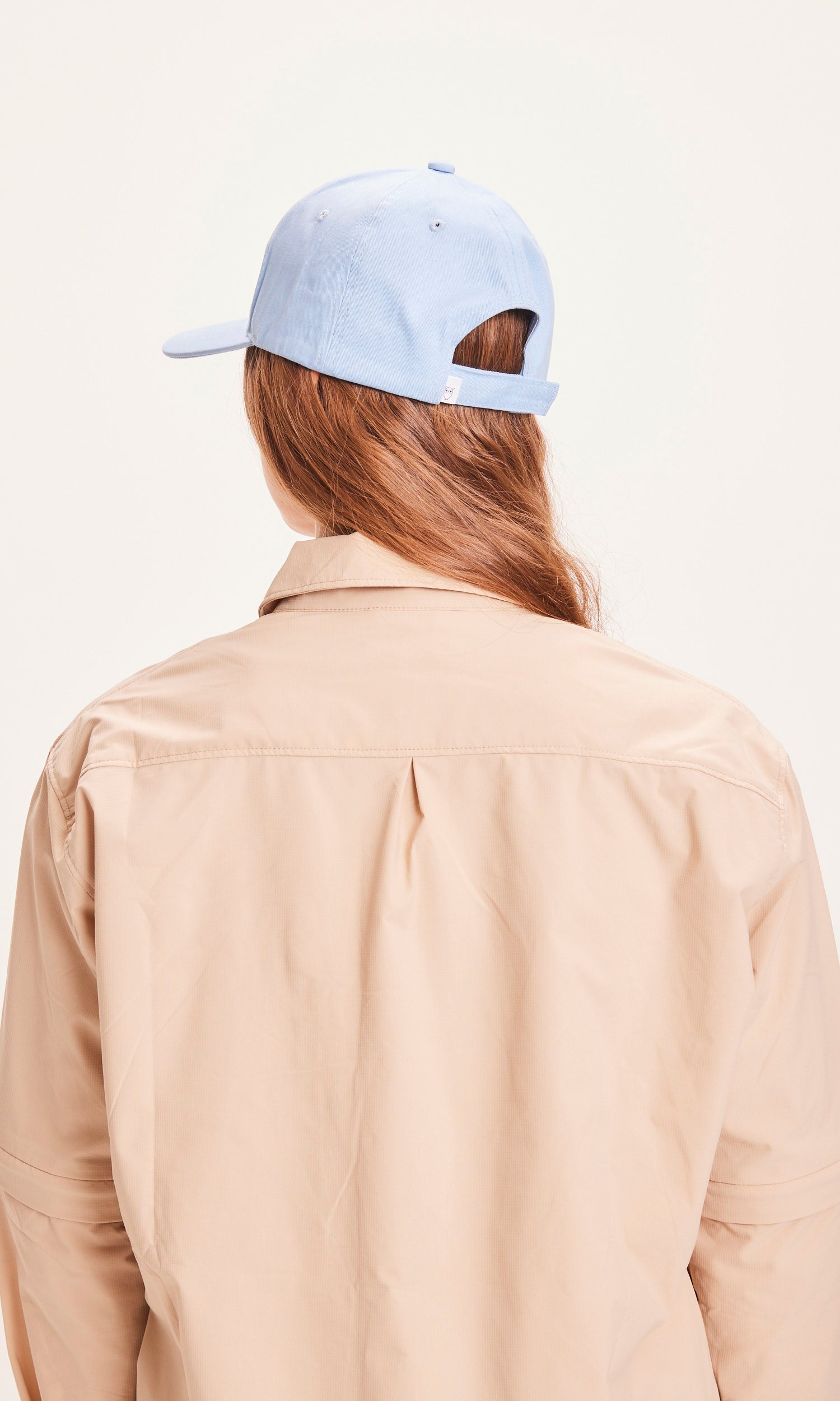 KnowledgeCotton Apparel - PACIFIC twill cap - GOTS/Vegan Chambrey Blue