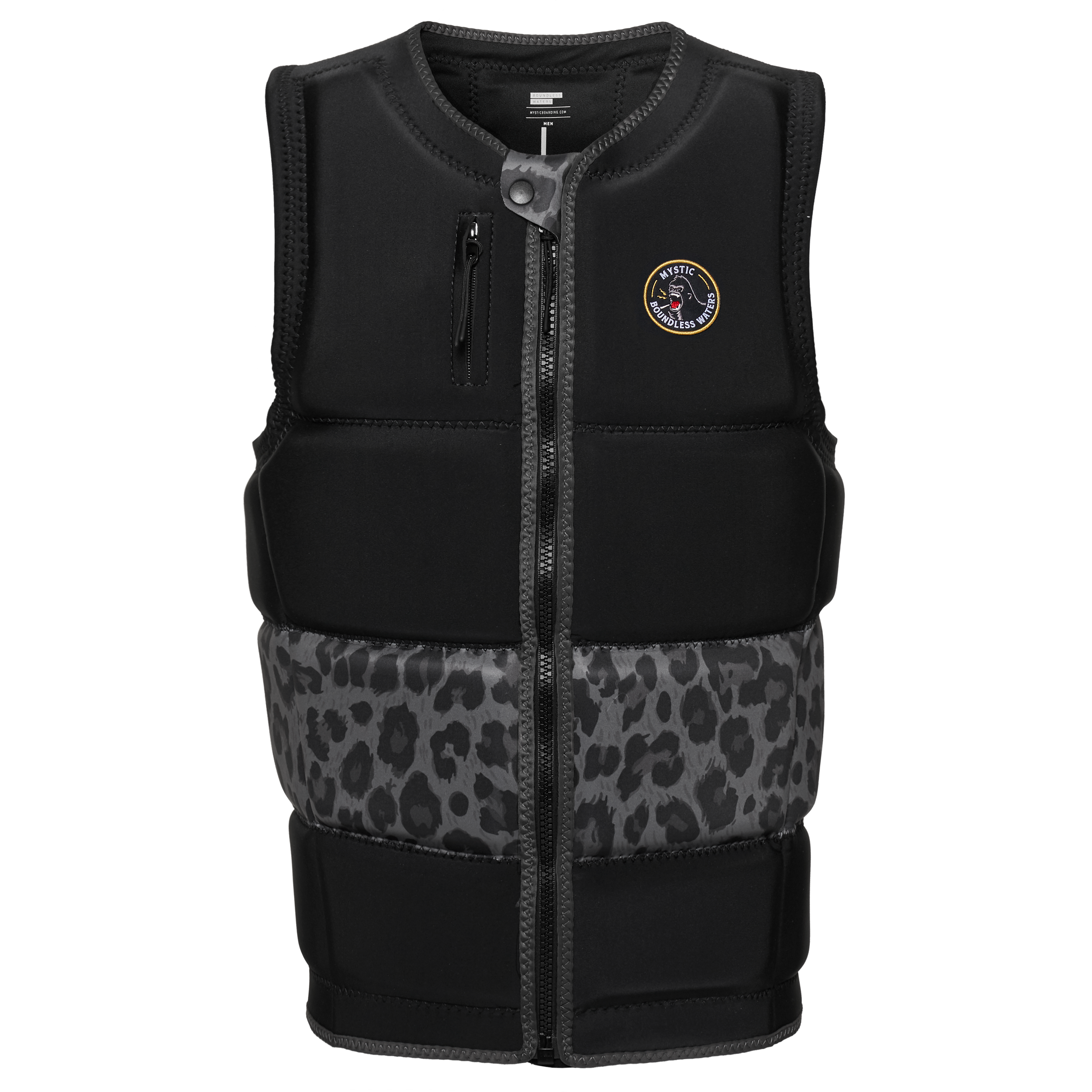 Mystic - Zuupack Impact Vest Fzip Wake - Black/Grey
