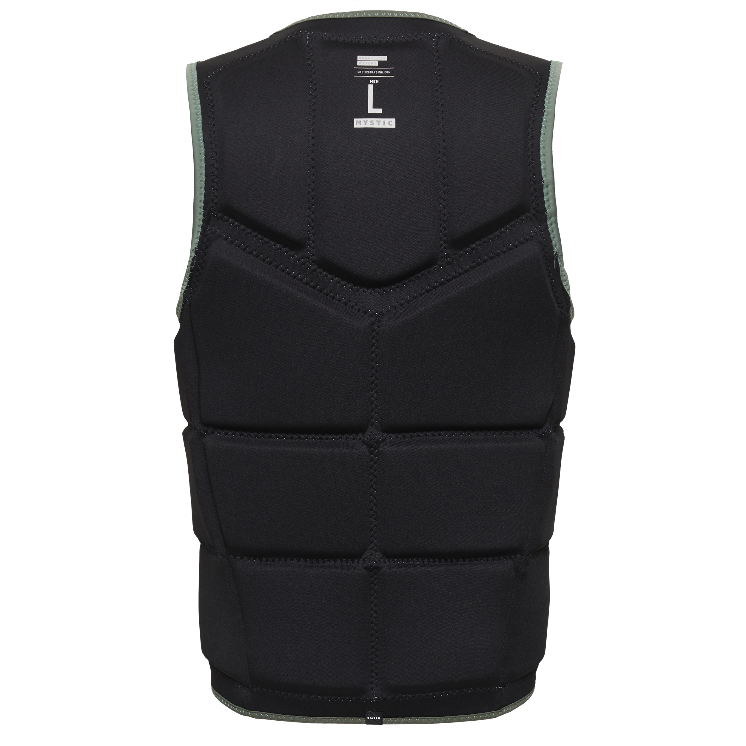 Mystic - Peacock Impact Vest Fzip Wake - Dark Olive