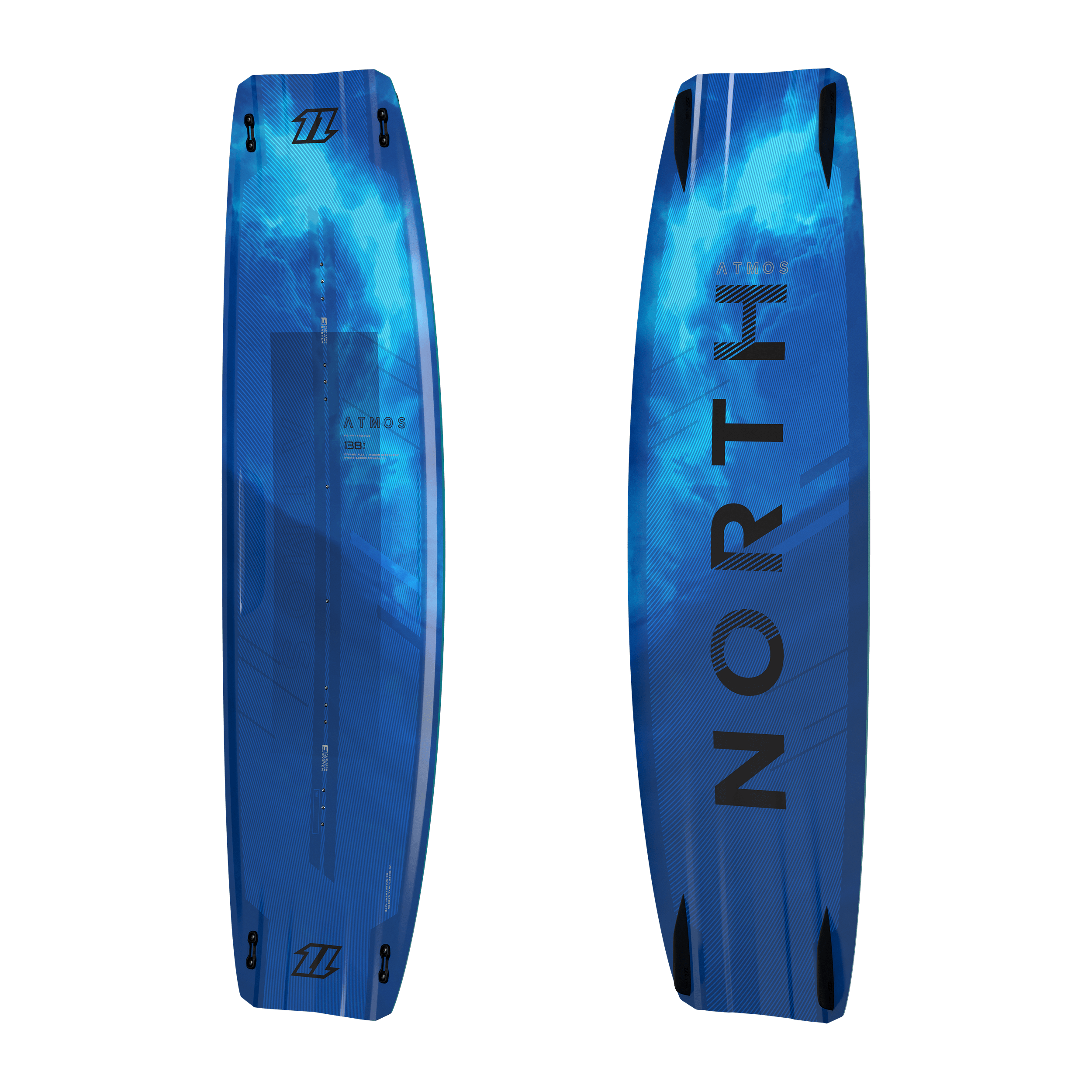 North Atmos Hybrid 2023 Kiteboard Ocean Blue